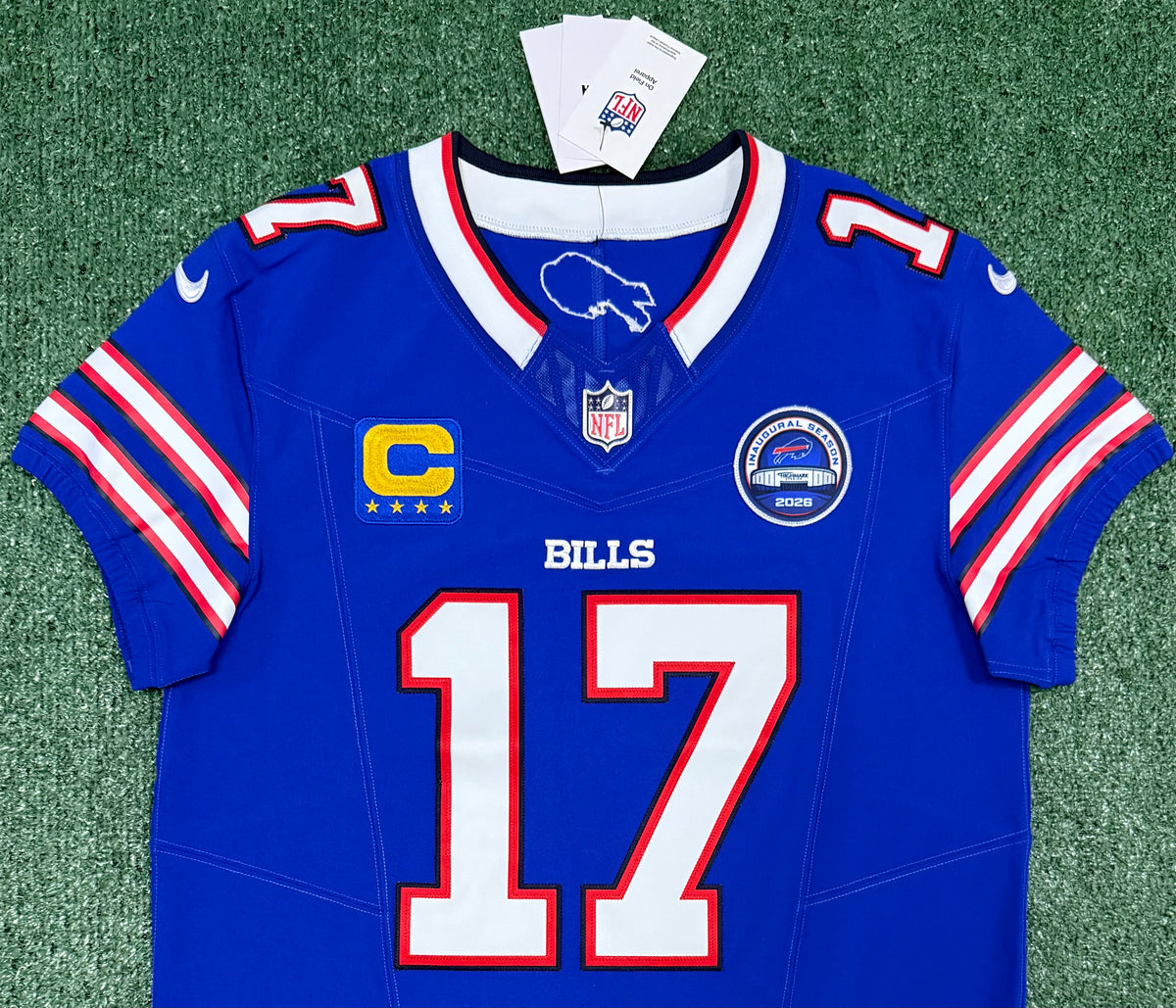 Josh Allen Buffalo Bills Jersey #17 Nike Vapor Fuse Elite Blue Size 40 (M) NFL
