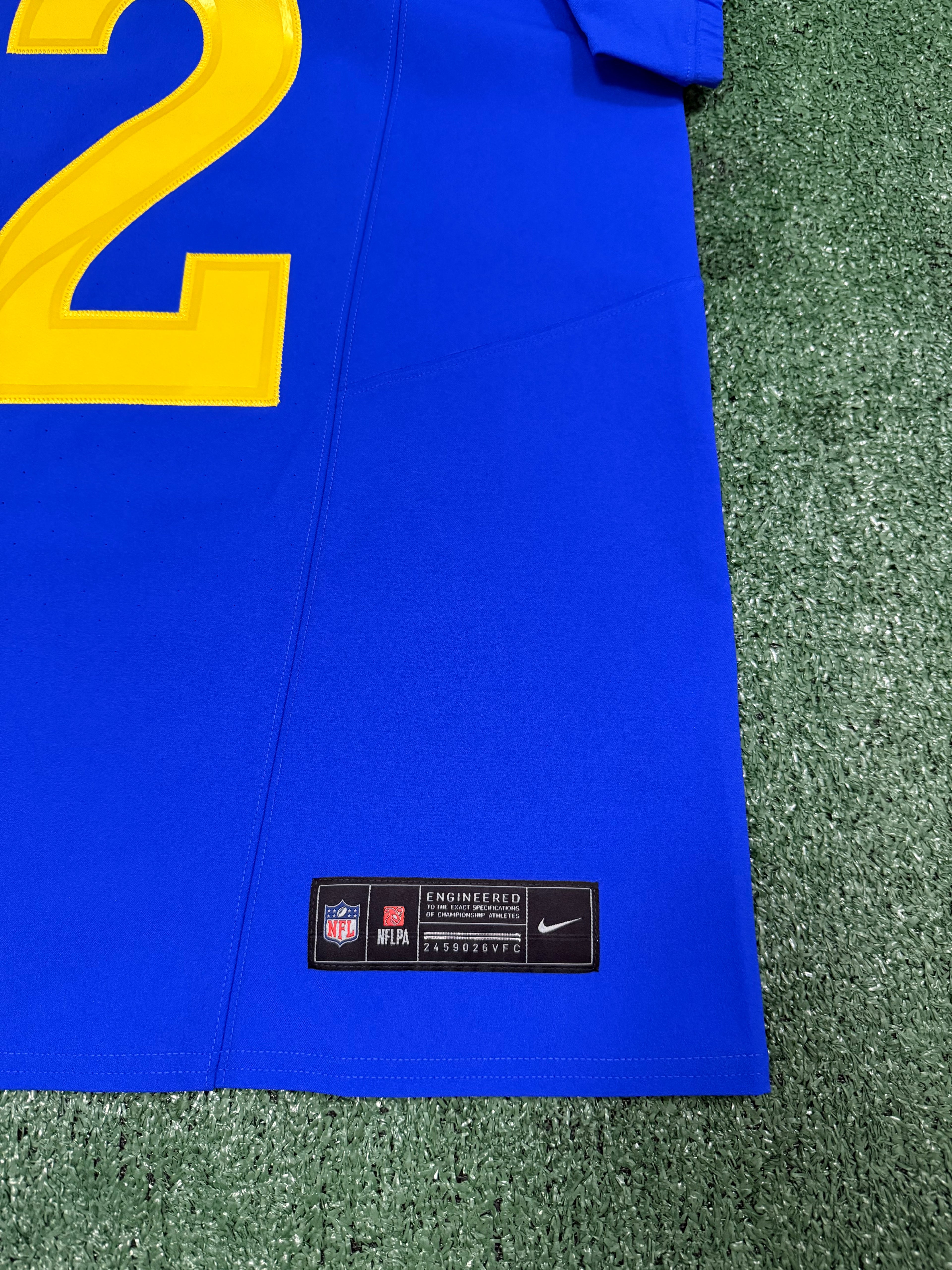 Puka Nacua Los Angeles Rams
Jersey #12 Nike Vapor FUSE Elite blue Size 44 (Large) NFL