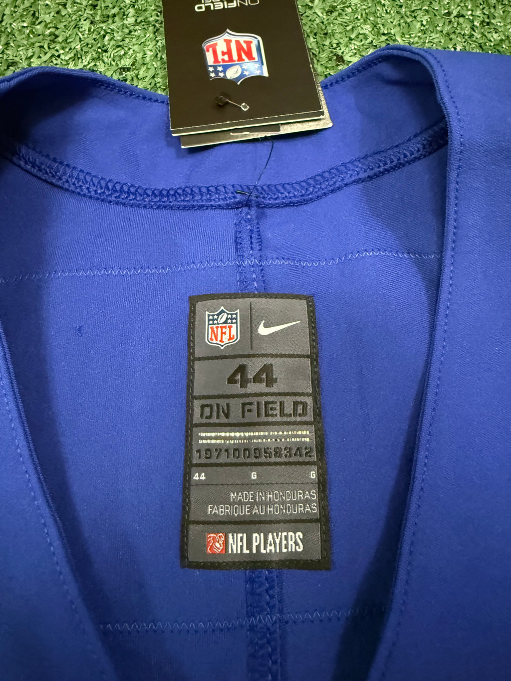 Odell Beckham Jr New York Giants Jersey #13 Nike Vapor Elite Blue Size 44 (Large) NFL