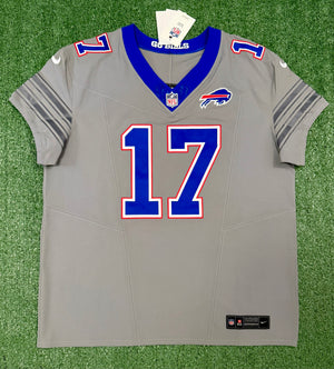 Josh Allen Buffalo Bills Jersey #17 Nike Vapor Fuse Elite Gray Size 48 (XL) NFL