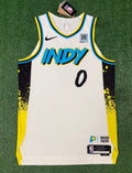 Tyrese Haliburton Indiana Pacers Jersey #0 Nike ADV Authentic White Size 44 (M) NBA