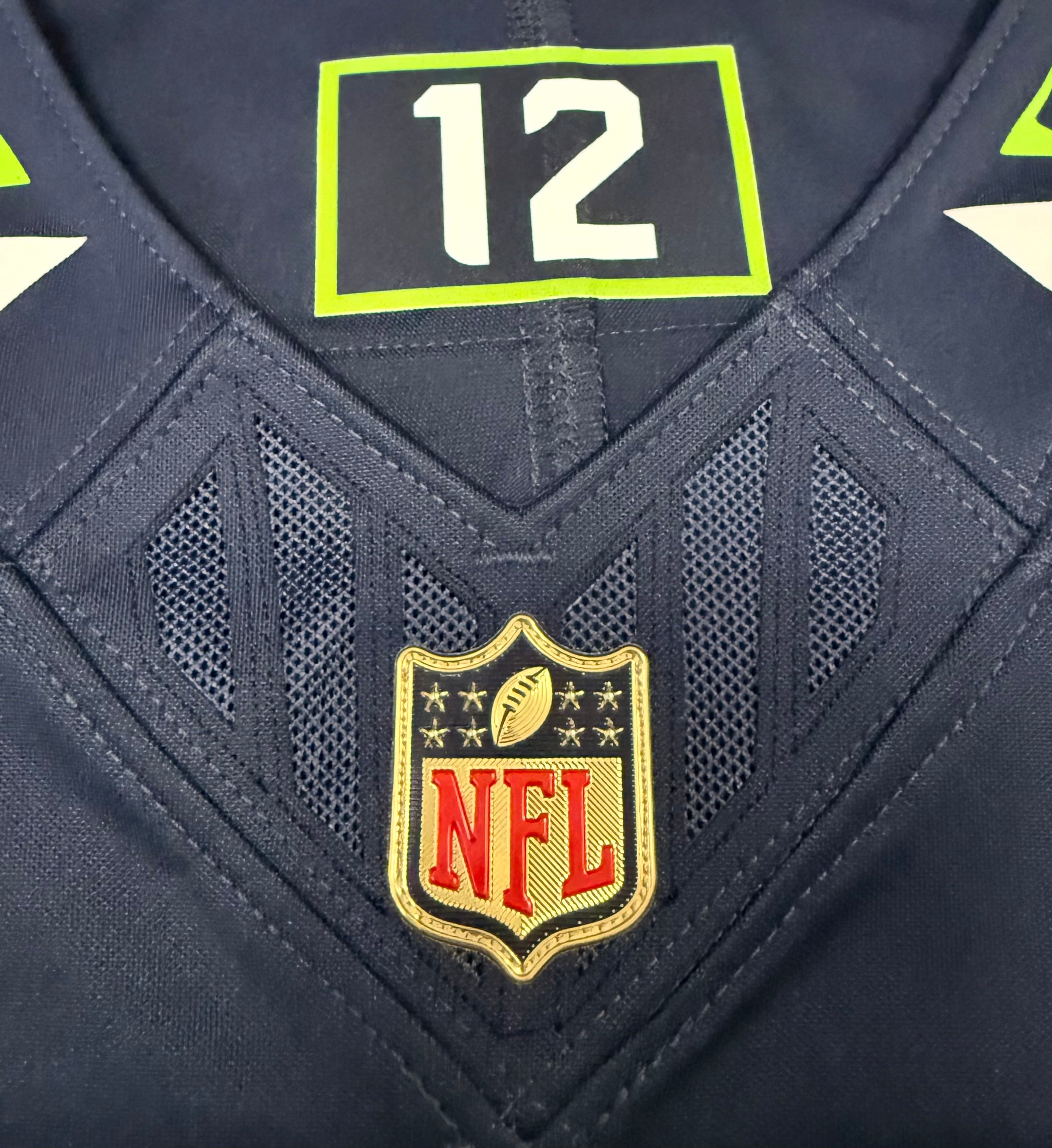 Jaxon Smith-Njigba Seattle Seahawks Jersey #11 Nike Vapor FUSE Limited Navy Size (XL) NFL
