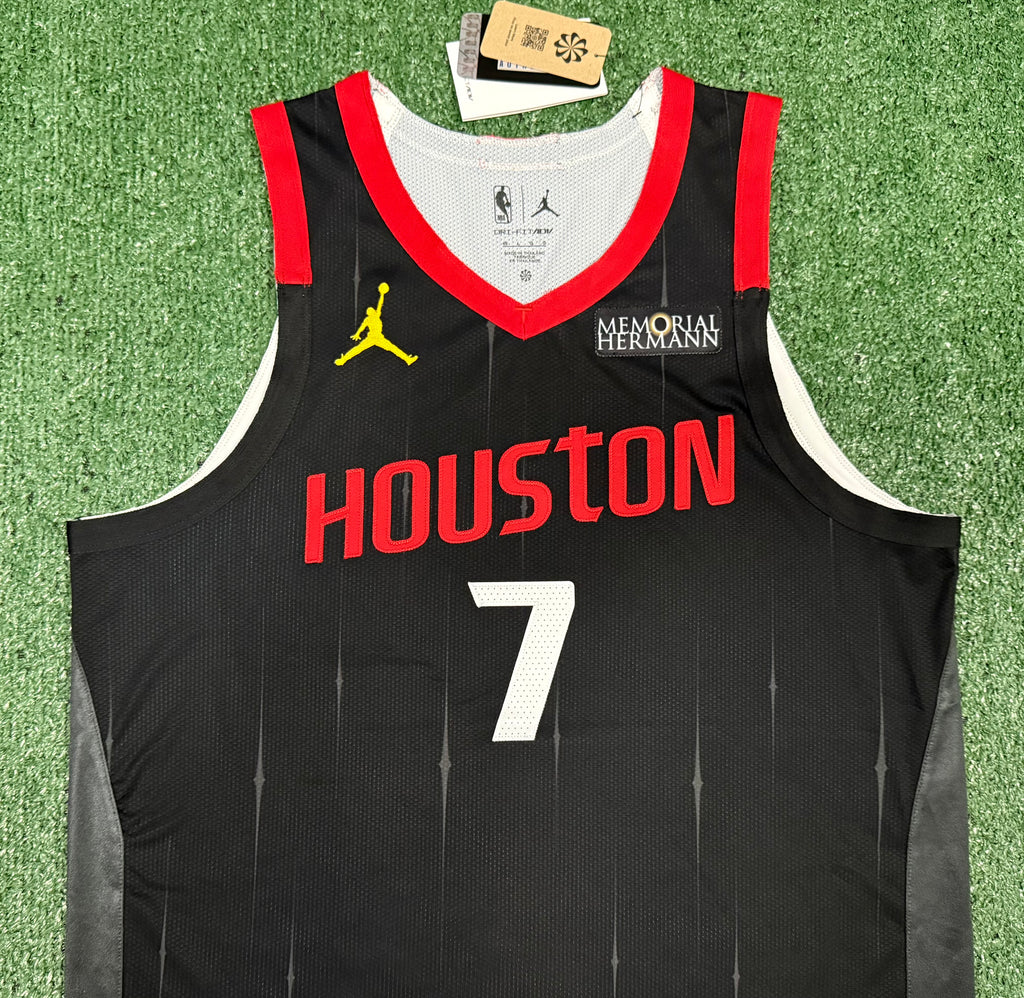 Kevin Durant Houston Rockets Jersey #7 Nike ADV Authentic Black Size 48 (Large) NBA