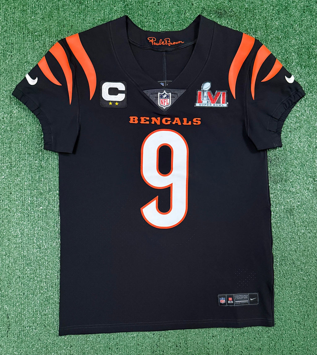Joe Burrow Cincinnati Bengals Jersey #9 Nike Vapor Elite Black Size 40 (M) NFL