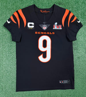 Joe Burrow Cincinnati Bengals Jersey #9 Nike Vapor Elite Black Size 40 (M) NFL