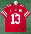 Brock Purdy San Francisco 49ers Jersey #13 Nike Vapor Fuse Limited Stitched Red Size (Medium) NFL
