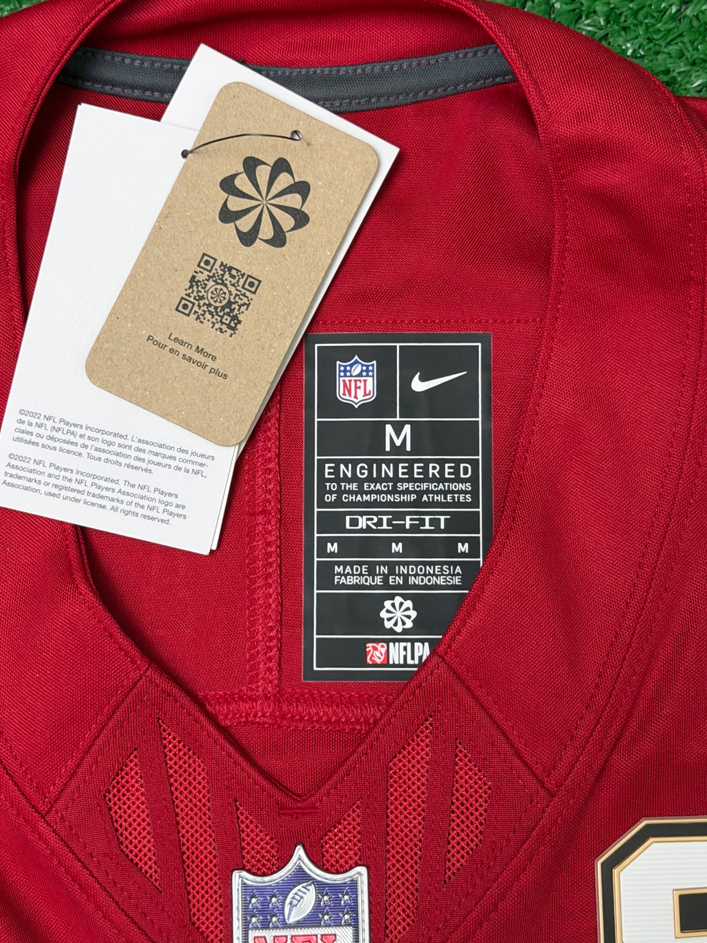 Christian McCaffrey San Francisco 49ers Jersey #23 Nike Vapor Fuse Limited Stitched Red Size (Medium) NFL