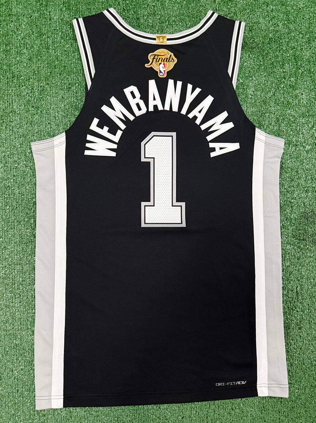 Victor Wembanyama San Antonio Spurs Jersey #1 Nike ADV Authentic Black Size 44 (M) NBA