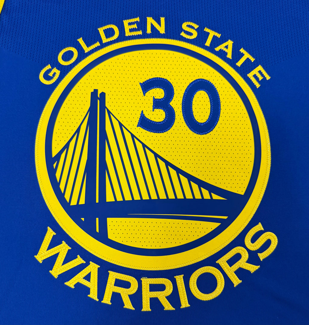 Steph Curry Golden State Warriors Jersey #30 Nike VaporKnit Authentic Blue Size 52 (XL) NBA
