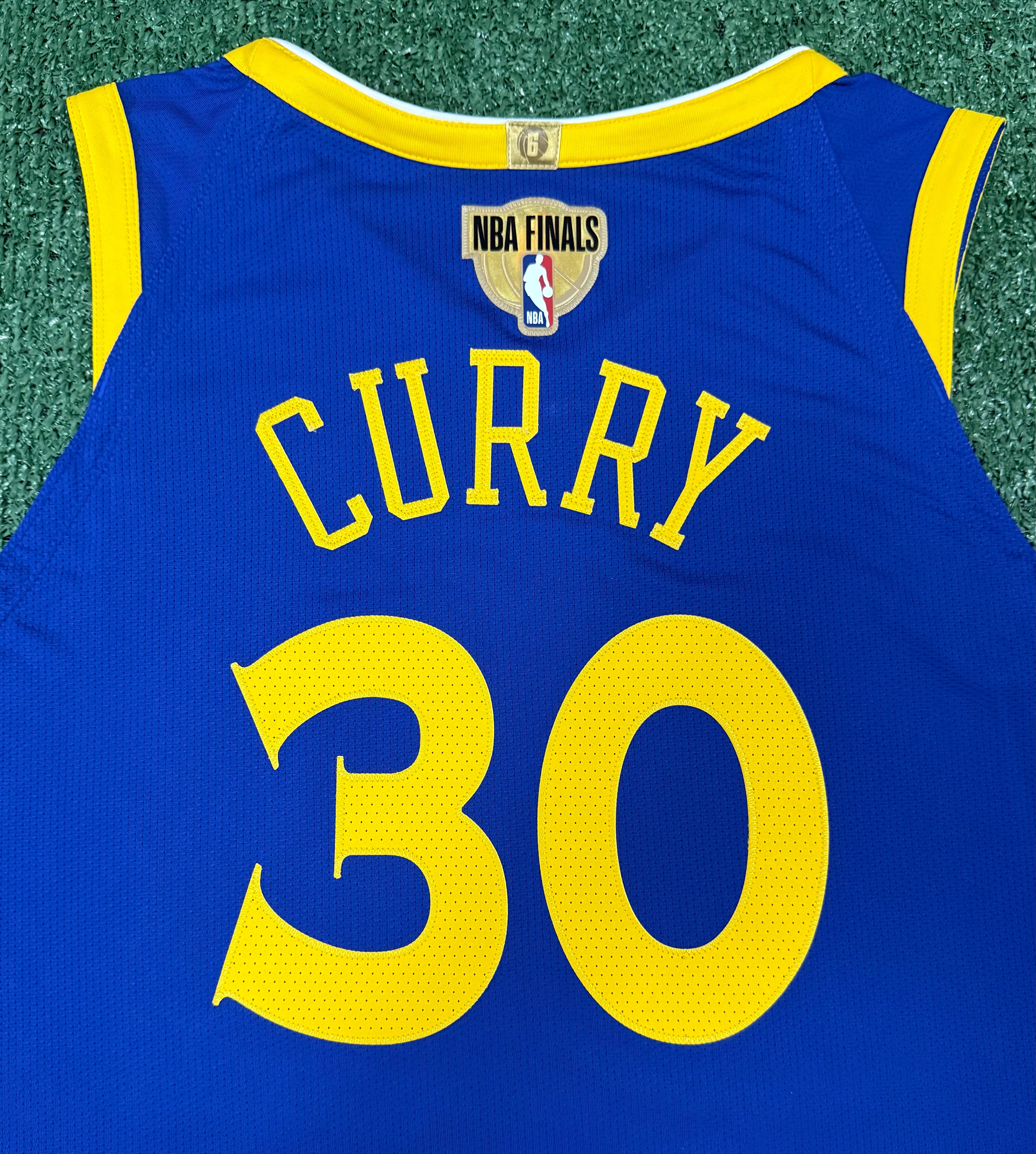 Steph Curry Golden State Warriors Jersey #30 Nike VaporKnit Authentic Blue Size 52 (XL) NBA