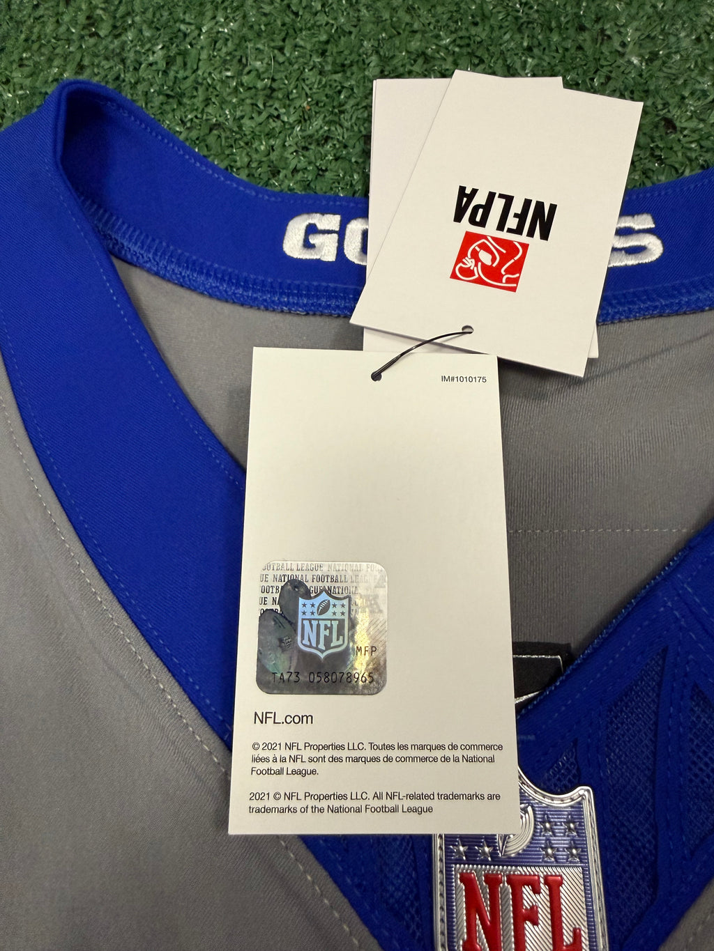 Josh Allen Buffalo Bills Jersey #17 Nike Vapor Fuse Elite Gray Size 44 (L) NFL