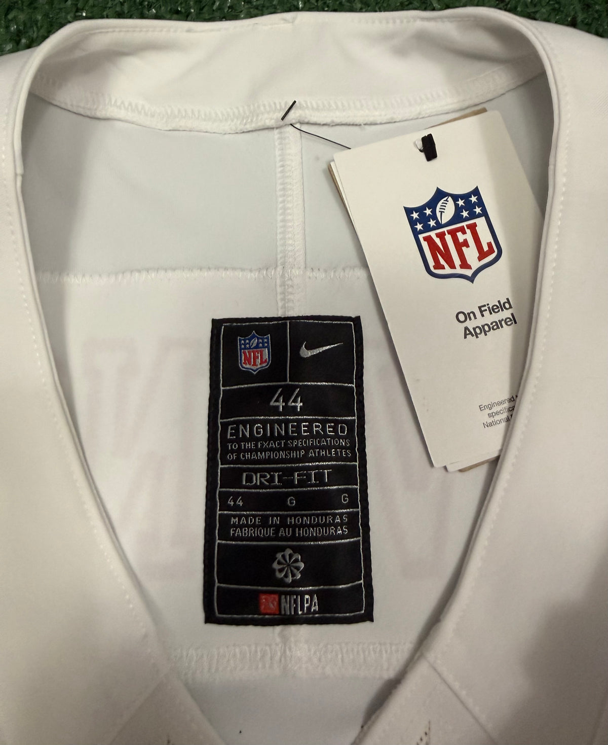 Mike Evans San Francisco 49ers Jersey #5 Nike Vapor FUSE Elite White Size 44 (Large) NFL