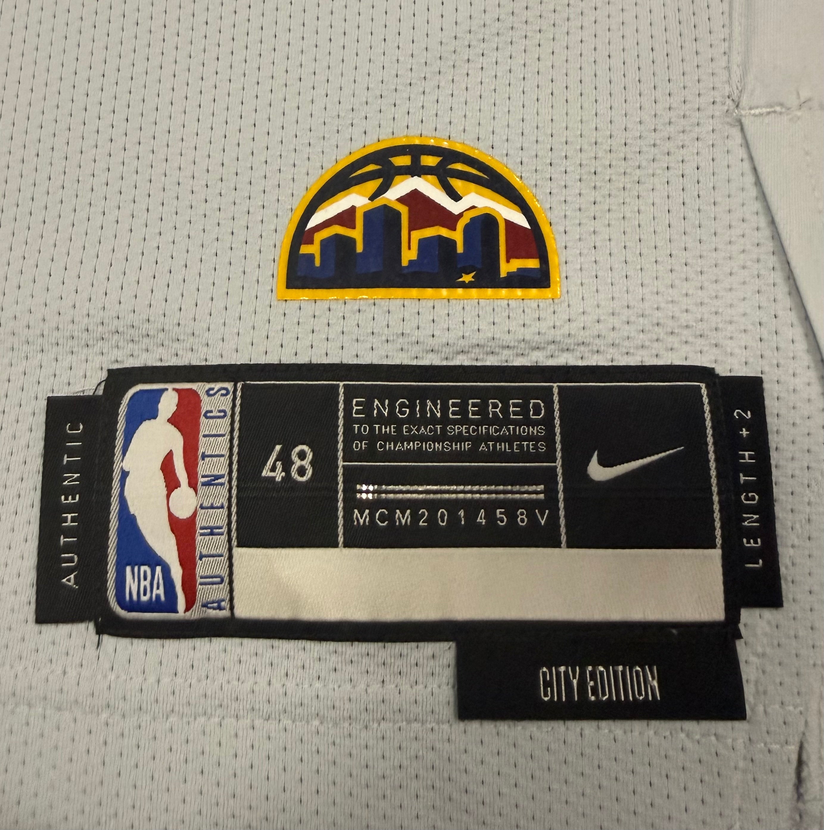 Nikola Jokic Denver Nuggets Jersey #15 Nike ADV Authentic White Size 48 (L) NBA