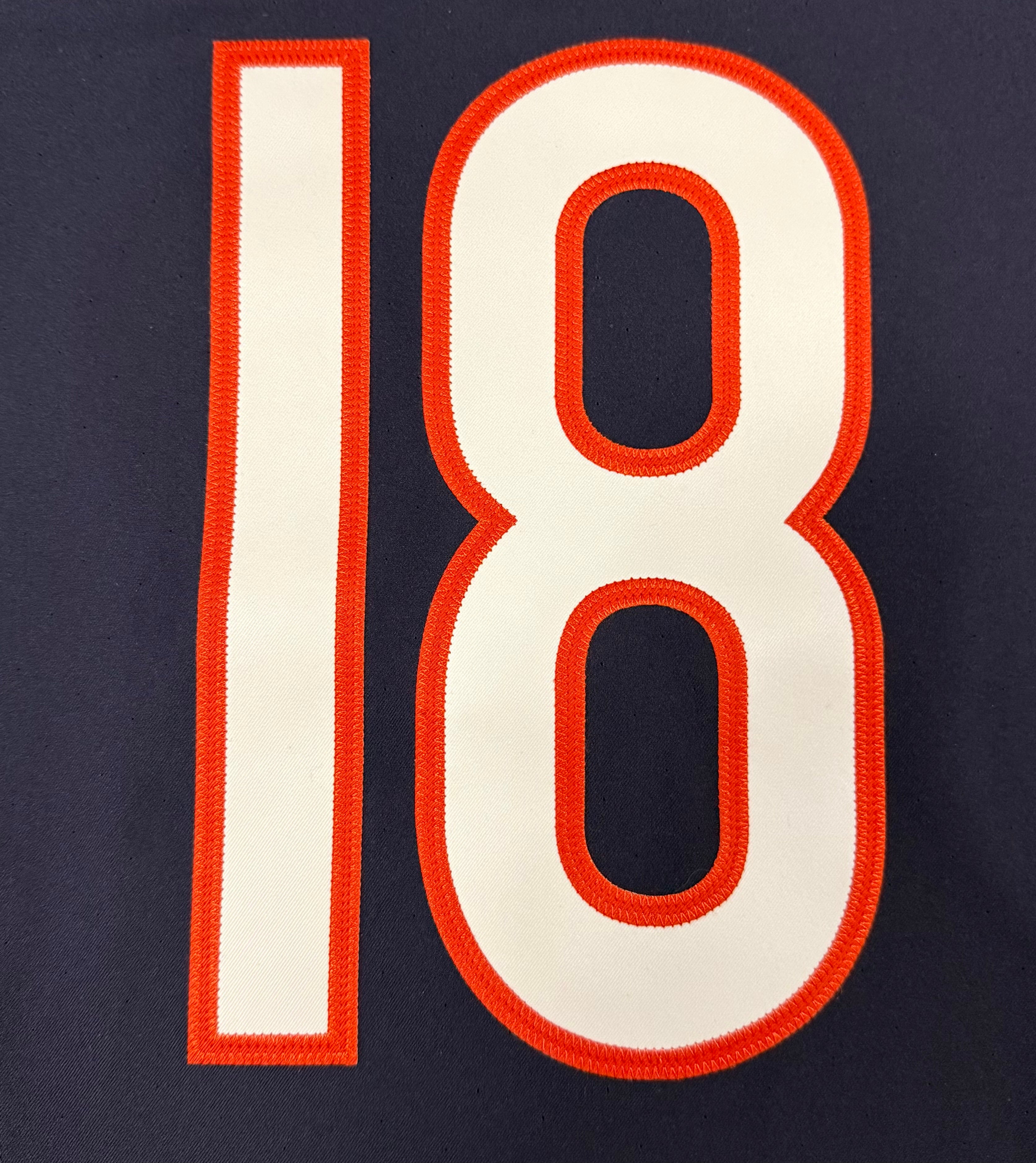 Caleb Williams Chicago Bears Jersey #18 Nike Vapor FUSE Elite Navy Size 40 (Medium) NFL