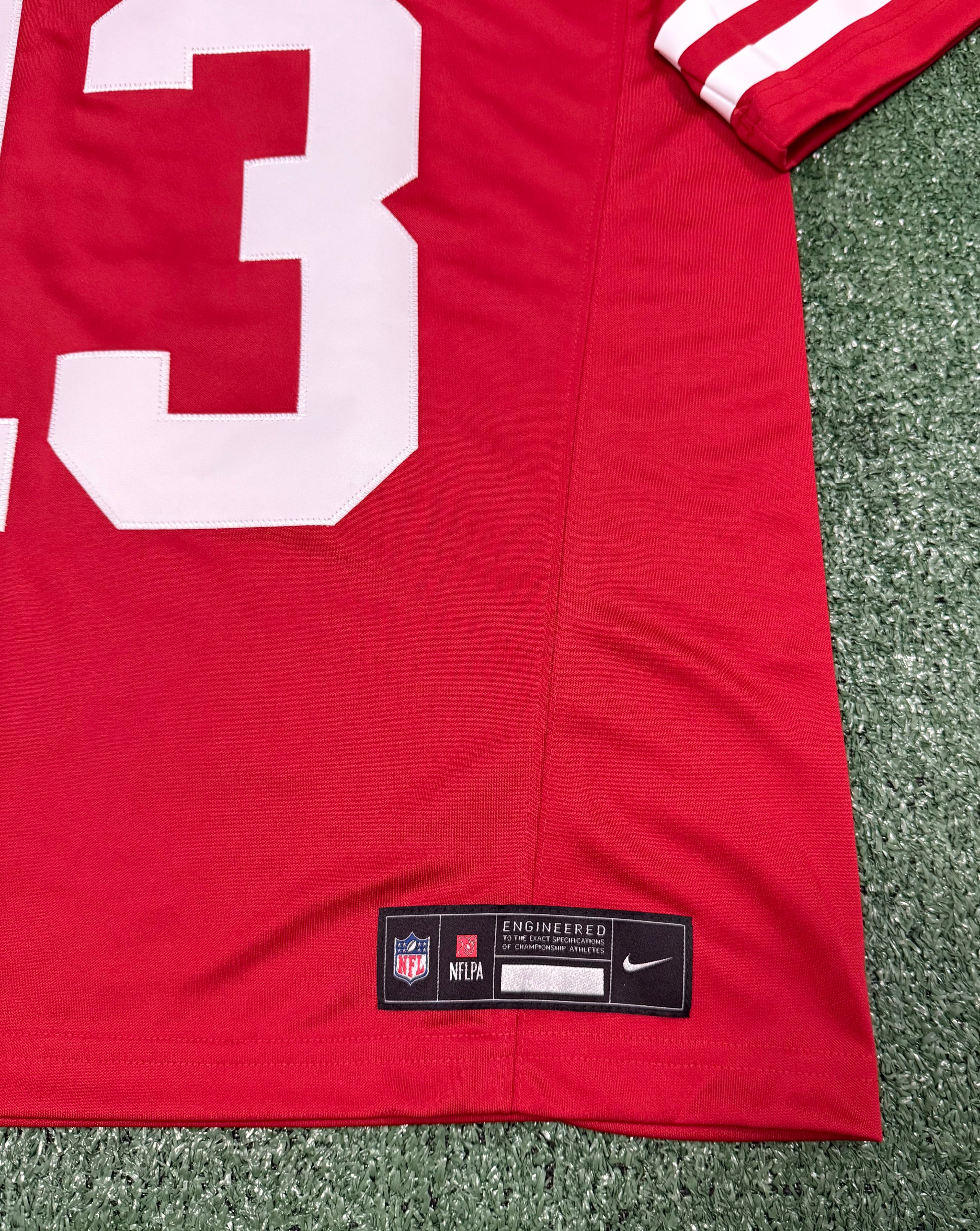 Brock Purdy San Francisco 49ers Jersey #13 Nike Vapor Fuse Limited Stitched Red Size (Medium) NFL