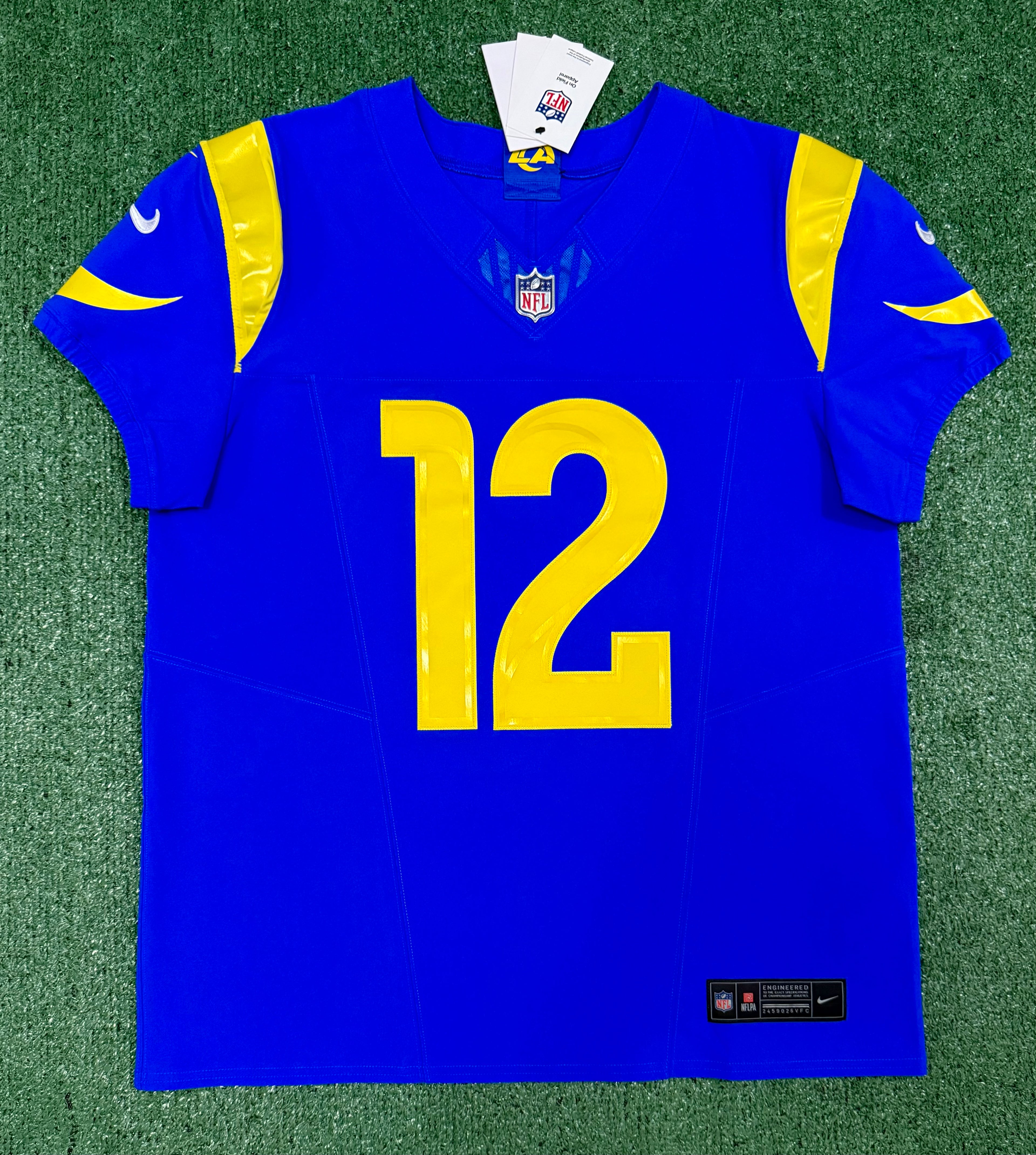 Puka Nacua Los Angeles Rams
Jersey #12 Nike Vapor FUSE Elite blue Size 44 (Large) NFL