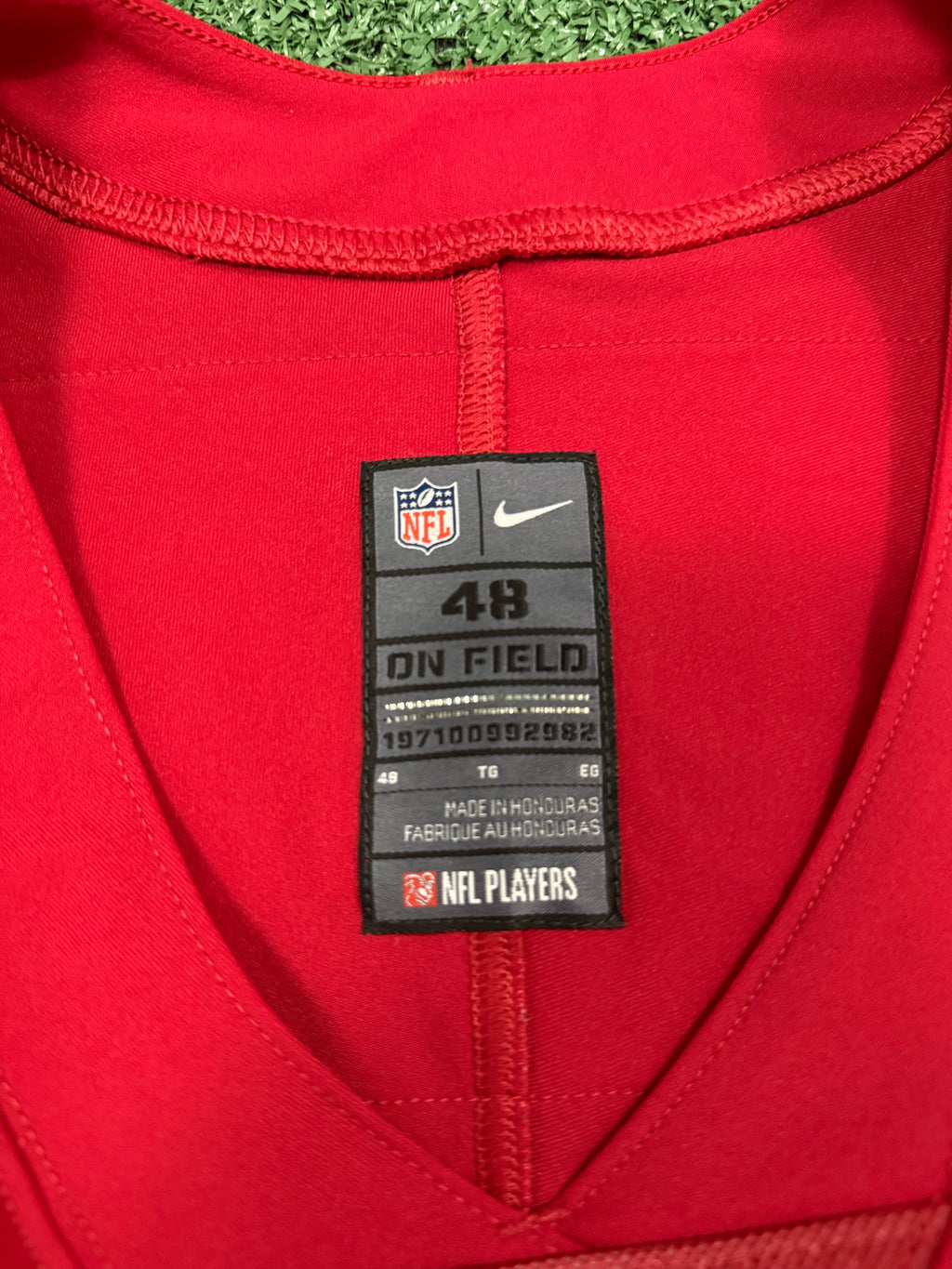 Fred Warner San Francisco 49ers
Jersey #54 Nike Vapor Elite red Size 44 (Large) NFL