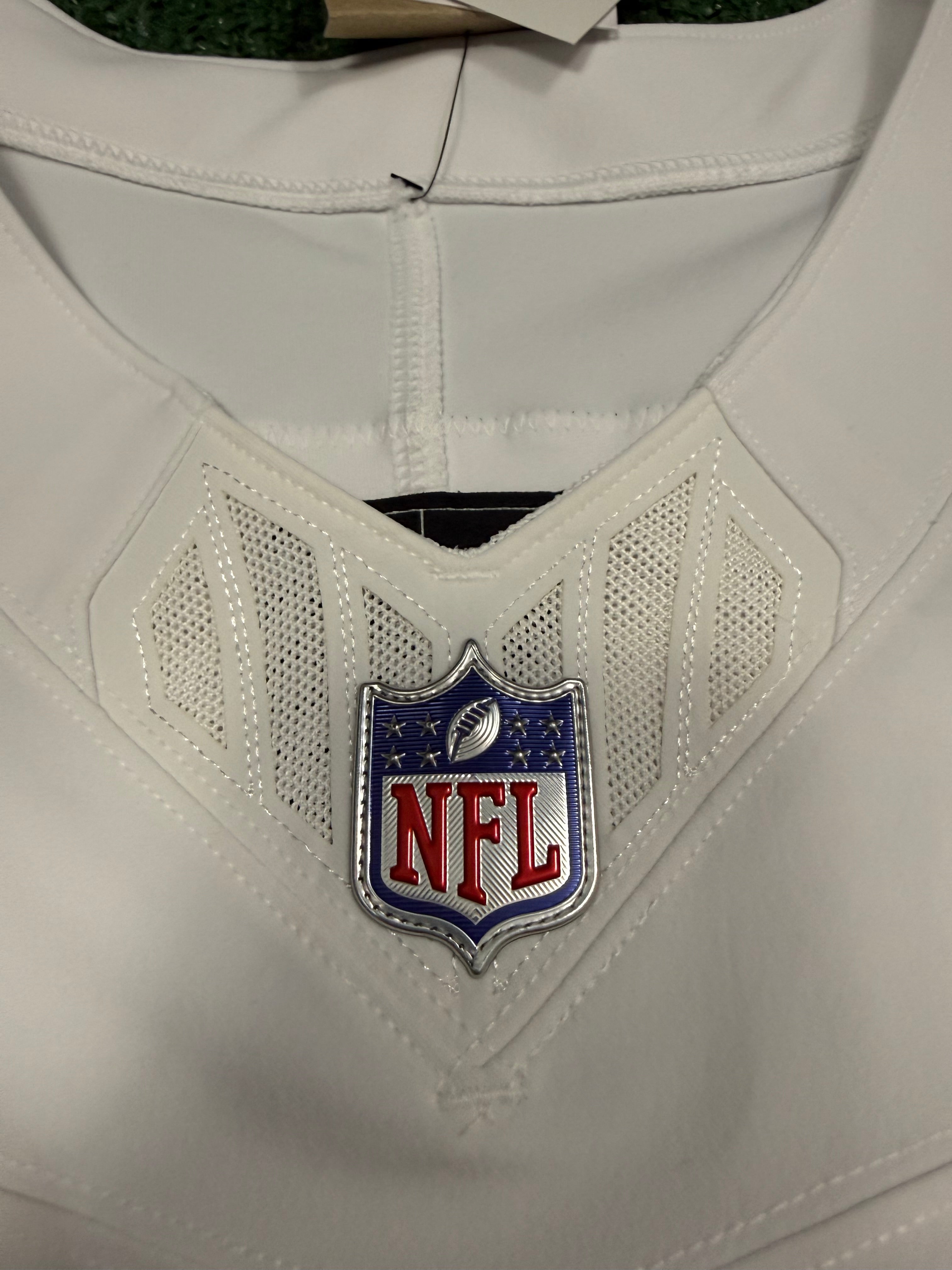 Fernando Mendoza Las Vegas Raiders Jersey #15 Nike Vapor Fuse Elite White Size 44 (L) NFL