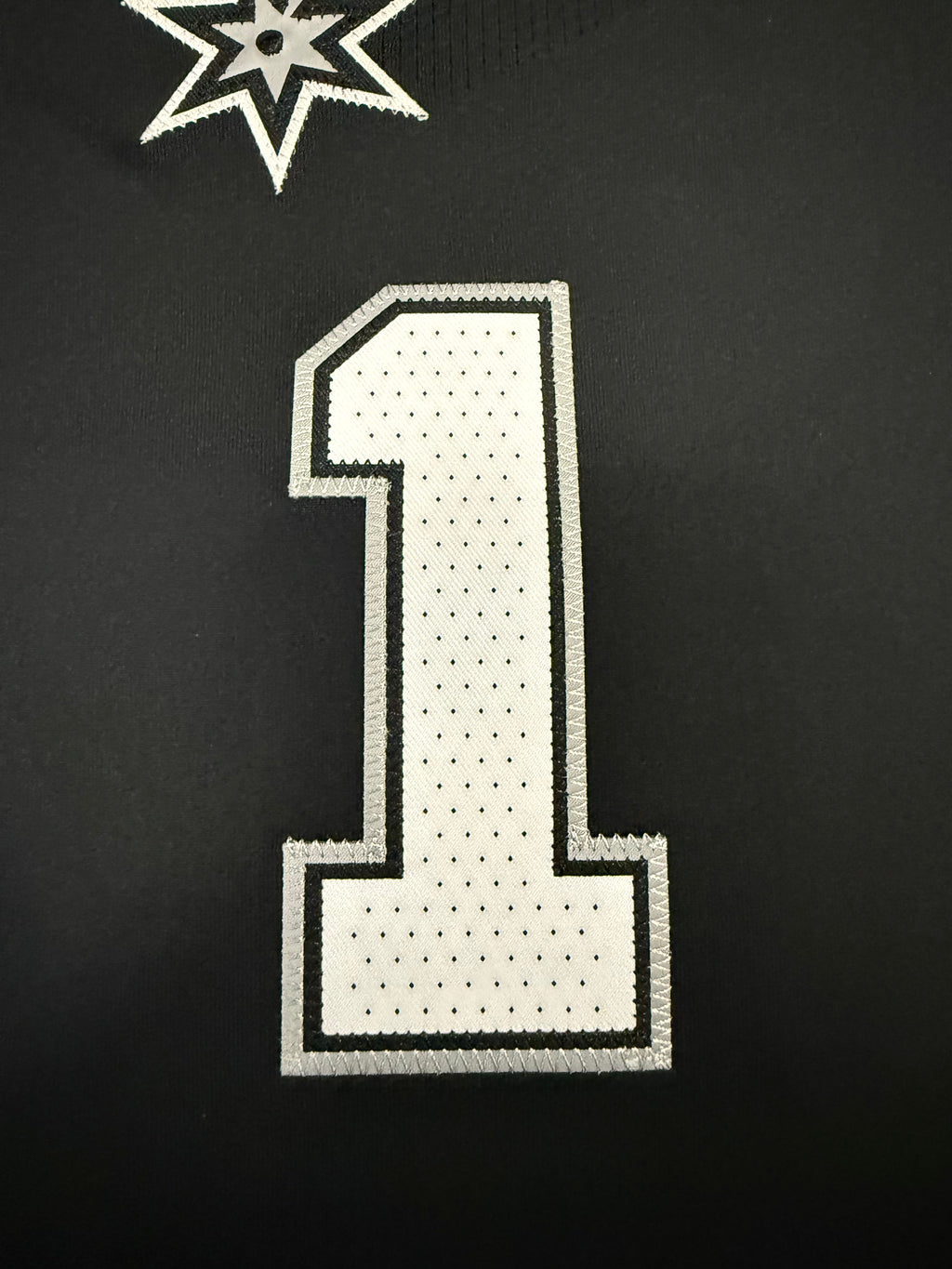 Victor Wembanyama San Antonio Spurs Jersey #1 Nike ADV Authentic Black Size 44 (M) NBA