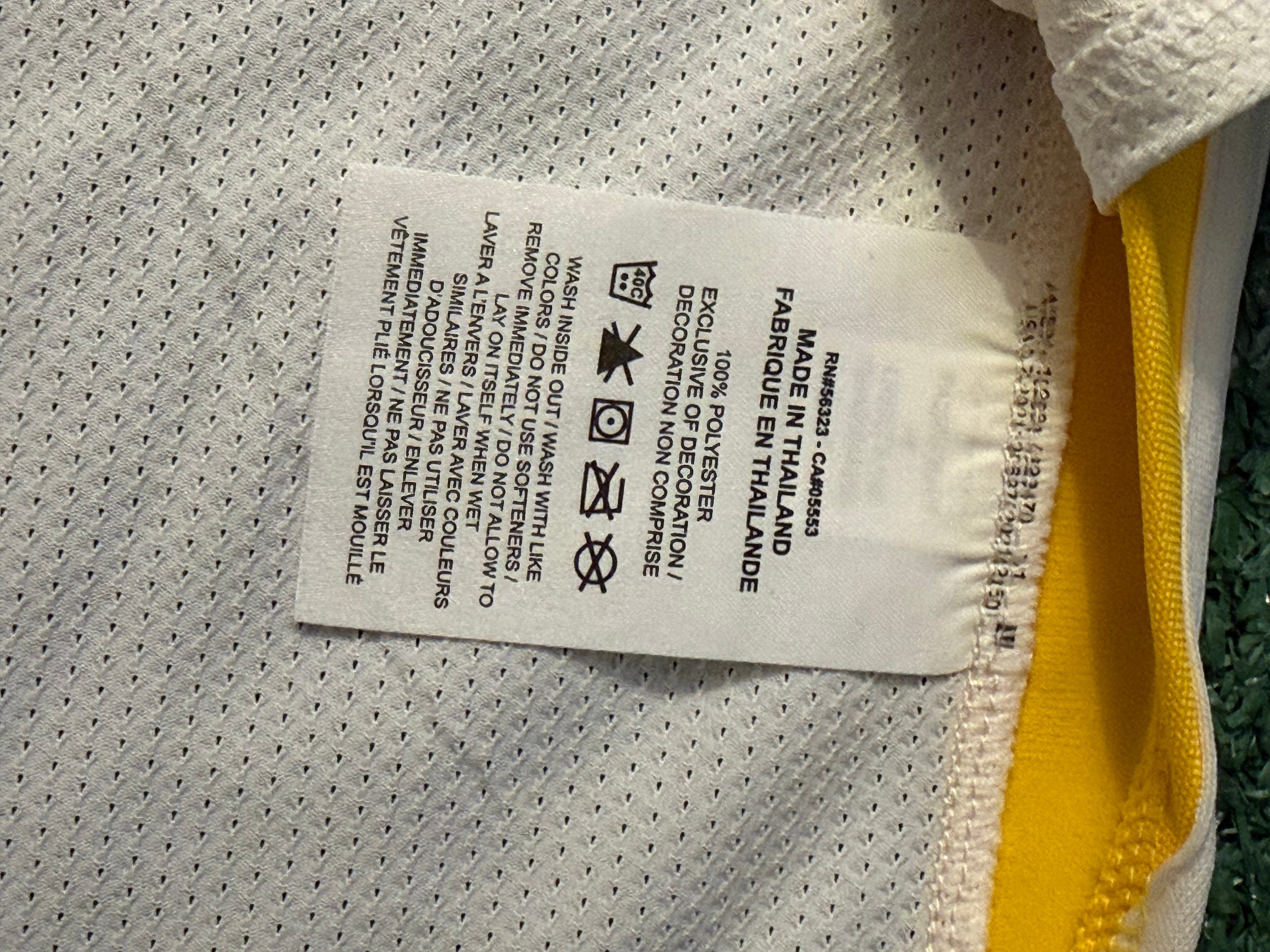 Steph Curry Golden State Warriors Jersey #30 Nike ADV Authentic White Size 48 (L) NBA