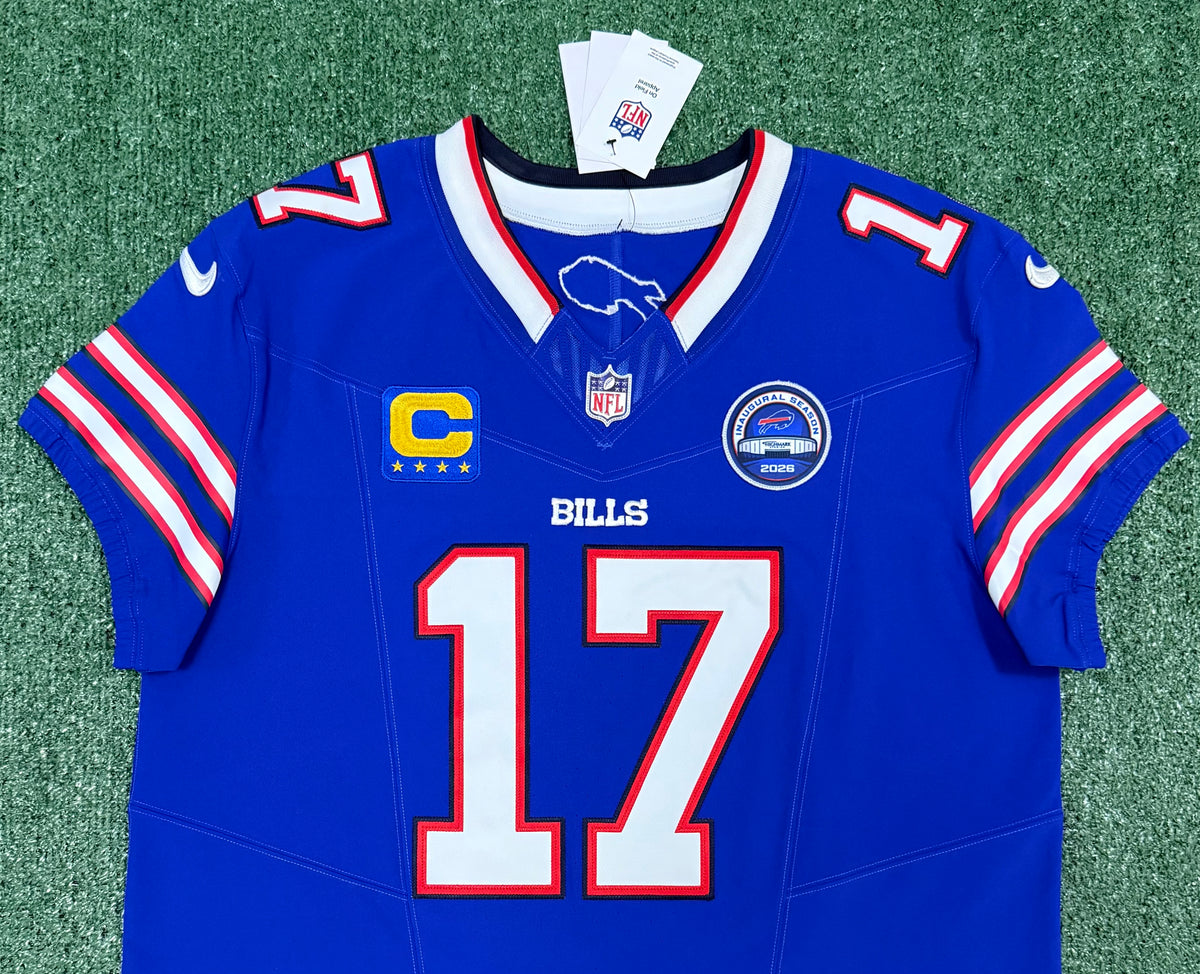 Josh Allen Buffalo Bills Jersey #17 Nike Vapor Fuse Elite Blue Size 48 (XL) NFL