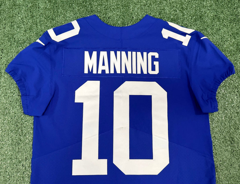 Eli Manning New York Giants Jersey #10 Nike Vapor Elite Blue Size 44 (Large) NFL