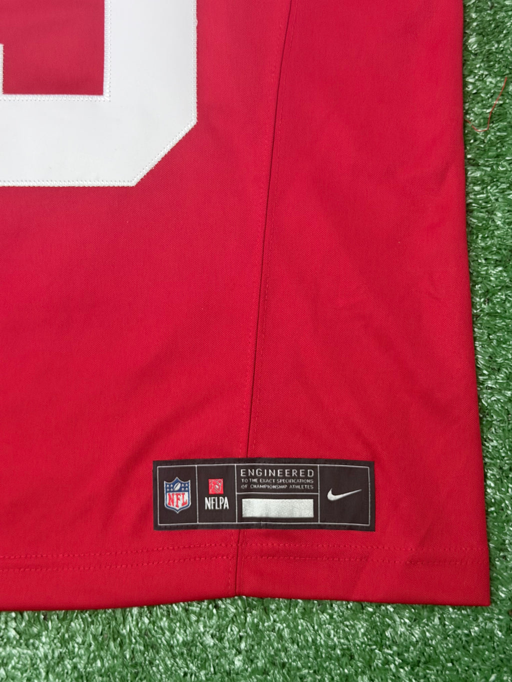Christian McCaffrey San Francisco 49ers Jersey #23 Nike Vapor Fuse Limited Stitched Red Size (Medium) NFL