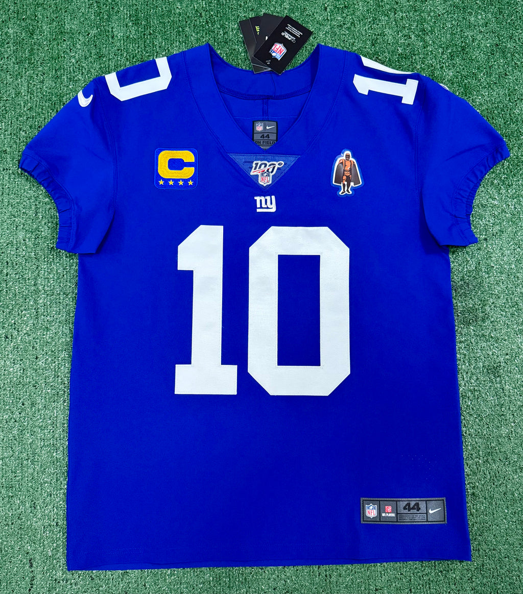 Eli Manning New York Giants Jersey #10 Nike Vapor Elite Blue Size 44 (Large) NFL