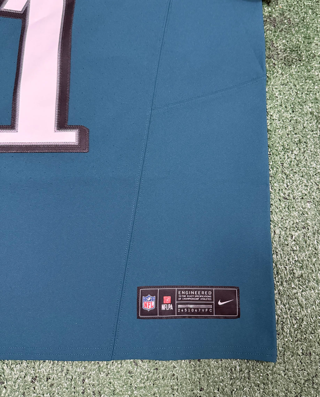 Jalen Hurts Philadelphia Eagles Jersey #1 Nike Vapor FUSE Elite Green Size 40 (Medium) NFL