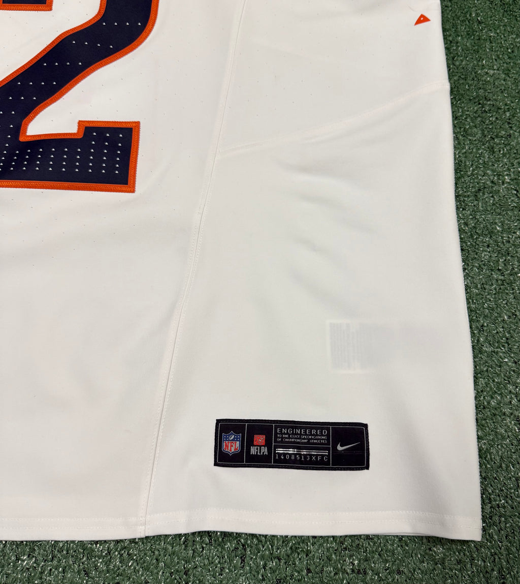 Pat Surtain II Denver Broncos Jersey #2 Nike Vapor Fuse Elite White Size 48 (XL) NFL