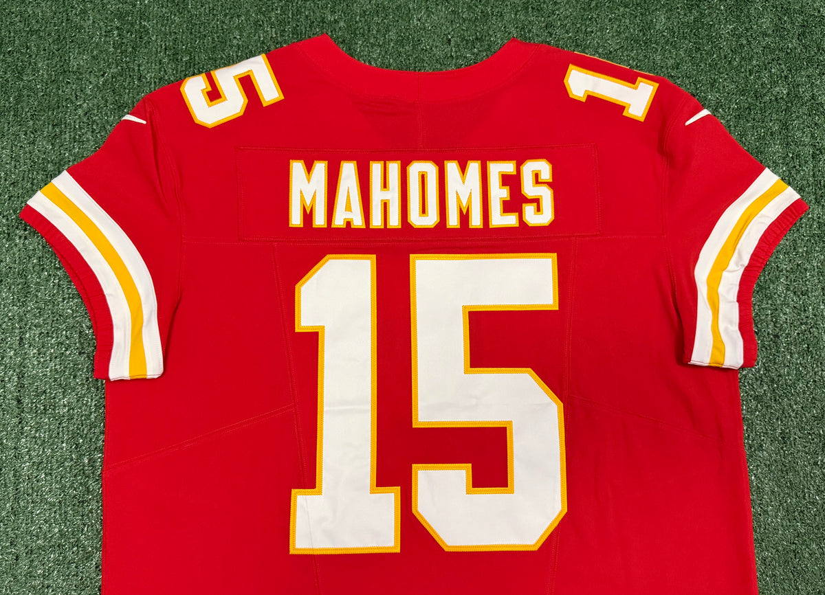 Patrick Mahomes Kansas City Chiefs Jersey #15 Nike Vapor FUSE Elite Red Size 52 (XXL) NFL