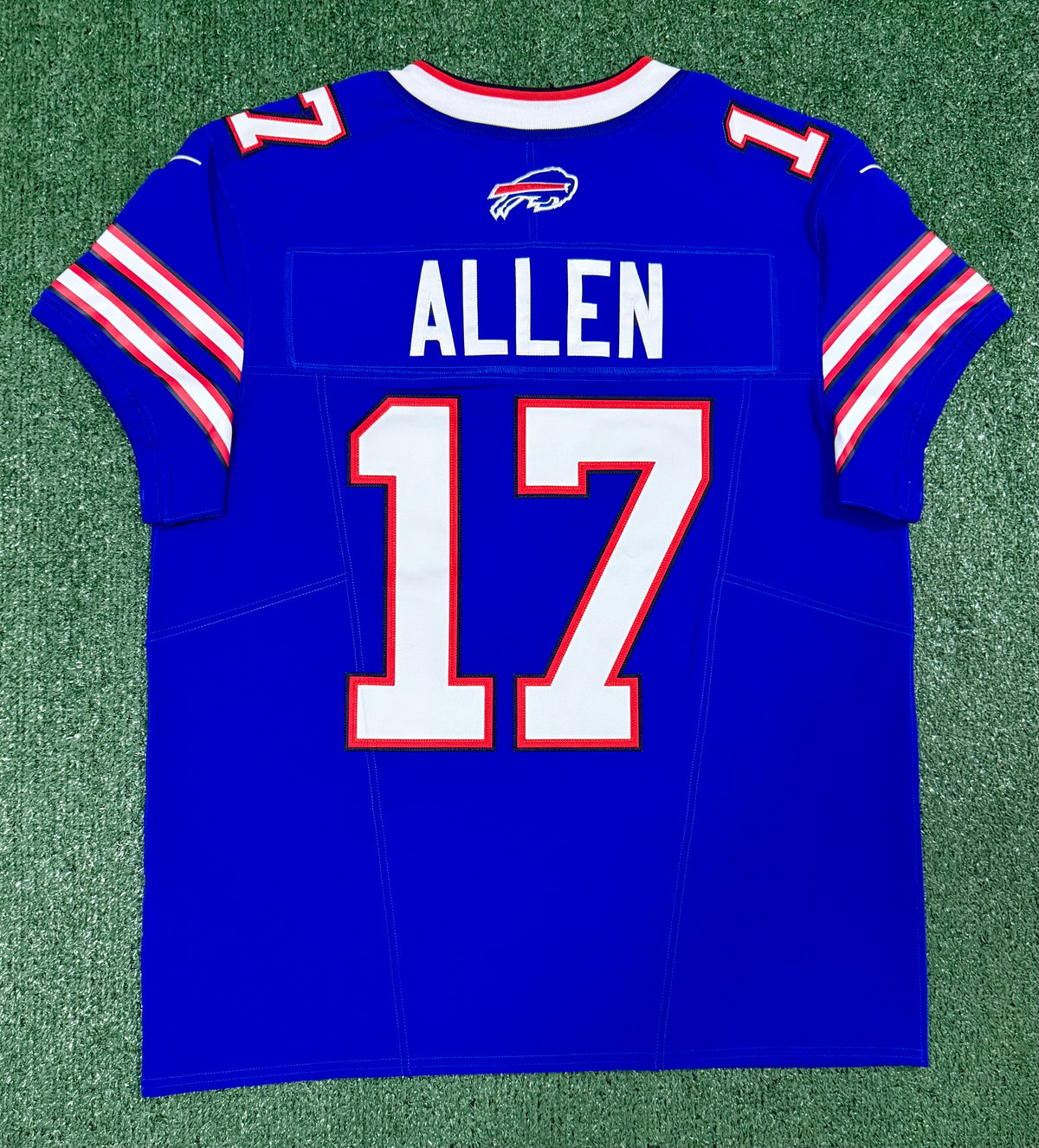 Josh Allen Buffalo Bills Jersey #17 Nike Vapor Fuse Elite Blue Size 44 (L) NFL