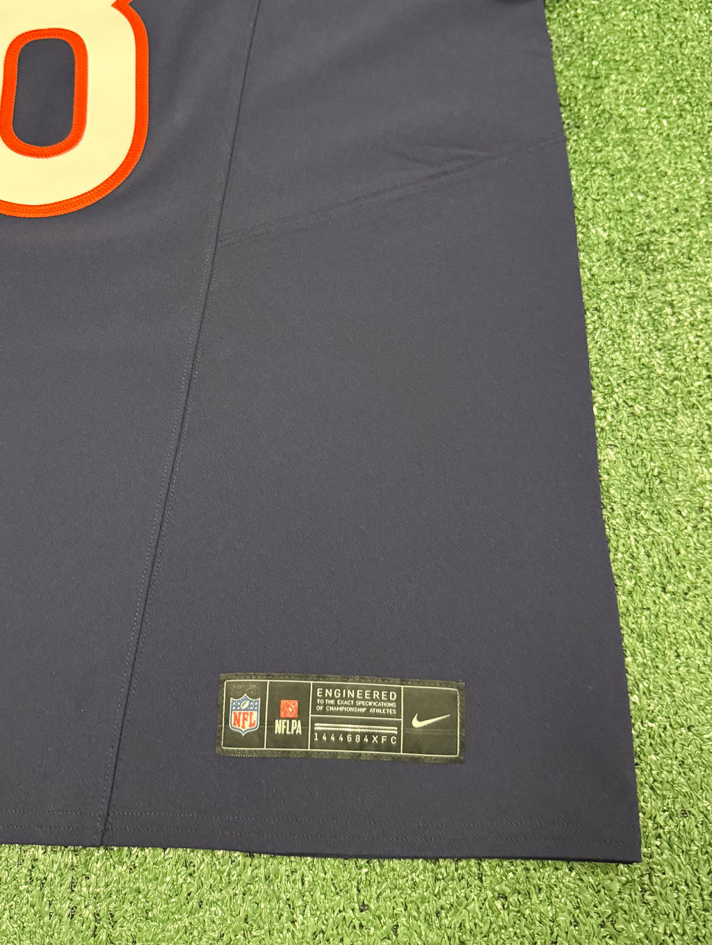 Caleb Williams Chicago Bears Jersey #18 Nike Vapor FUSE Elite Navy Size 48 (XL) NFL