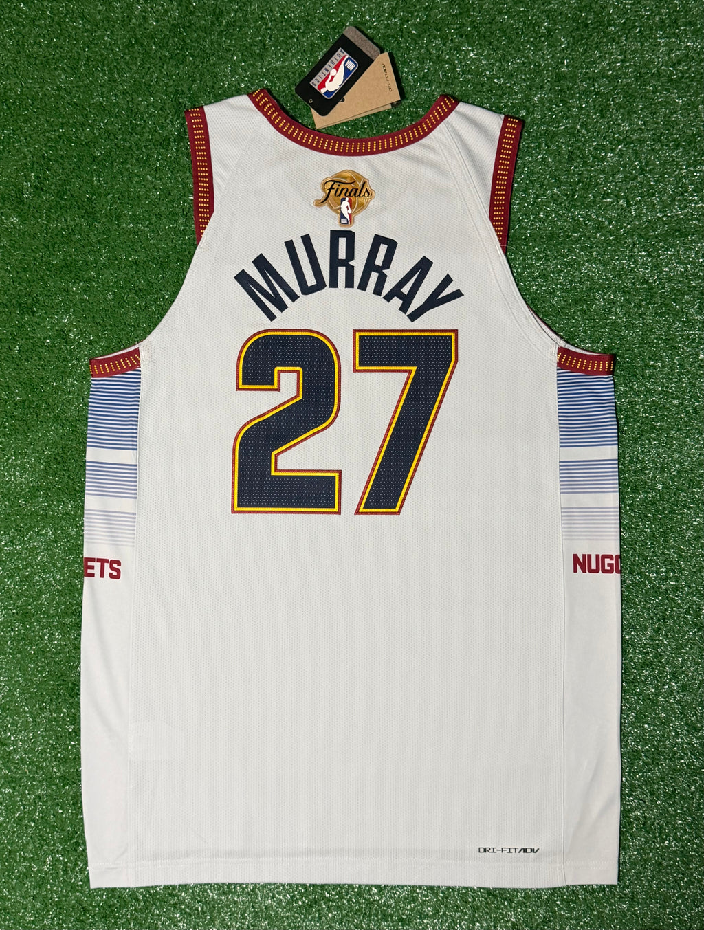 Jamal Murray Denver Nuggets Jersey #27 Nike ADV Authentic Gray Size 48 (L) NBA