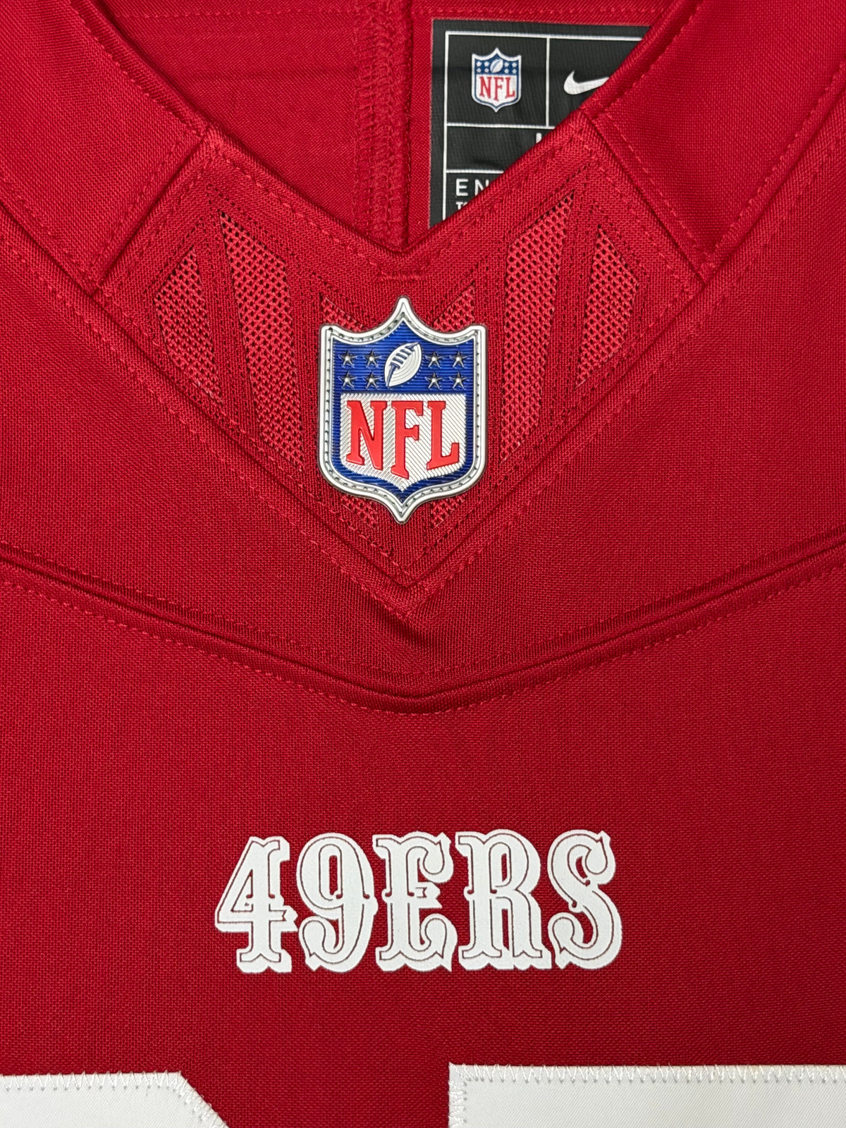 George Kittle San Francisco 49ers Jersey #85 Nike Vapor Fuse Limited Stitched Red Size (Large) NFL