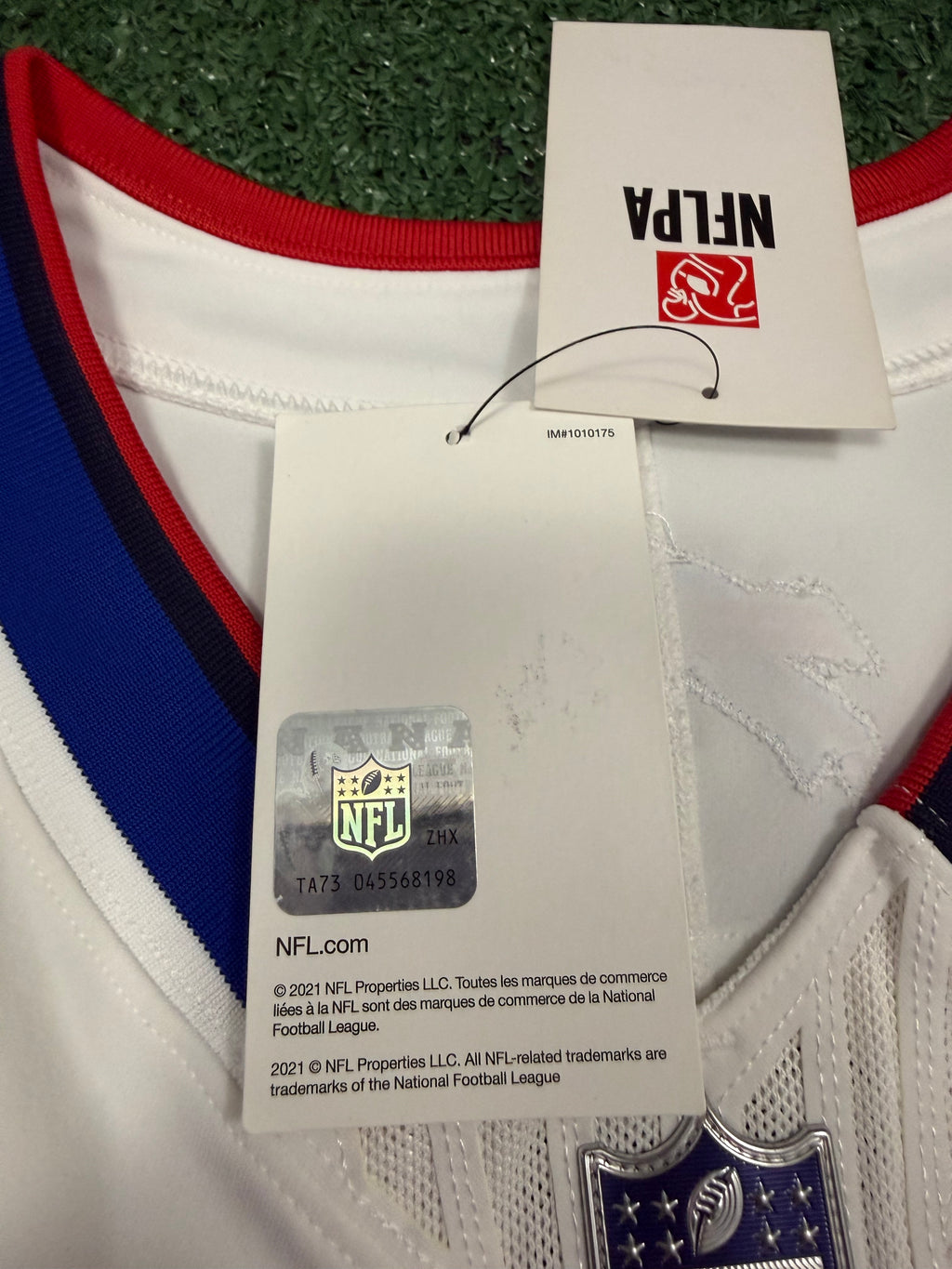 Josh Allen Buffalo Bills Jersey #17 Nike Vapor Fuse Elite White Size 48 (XL) NFL