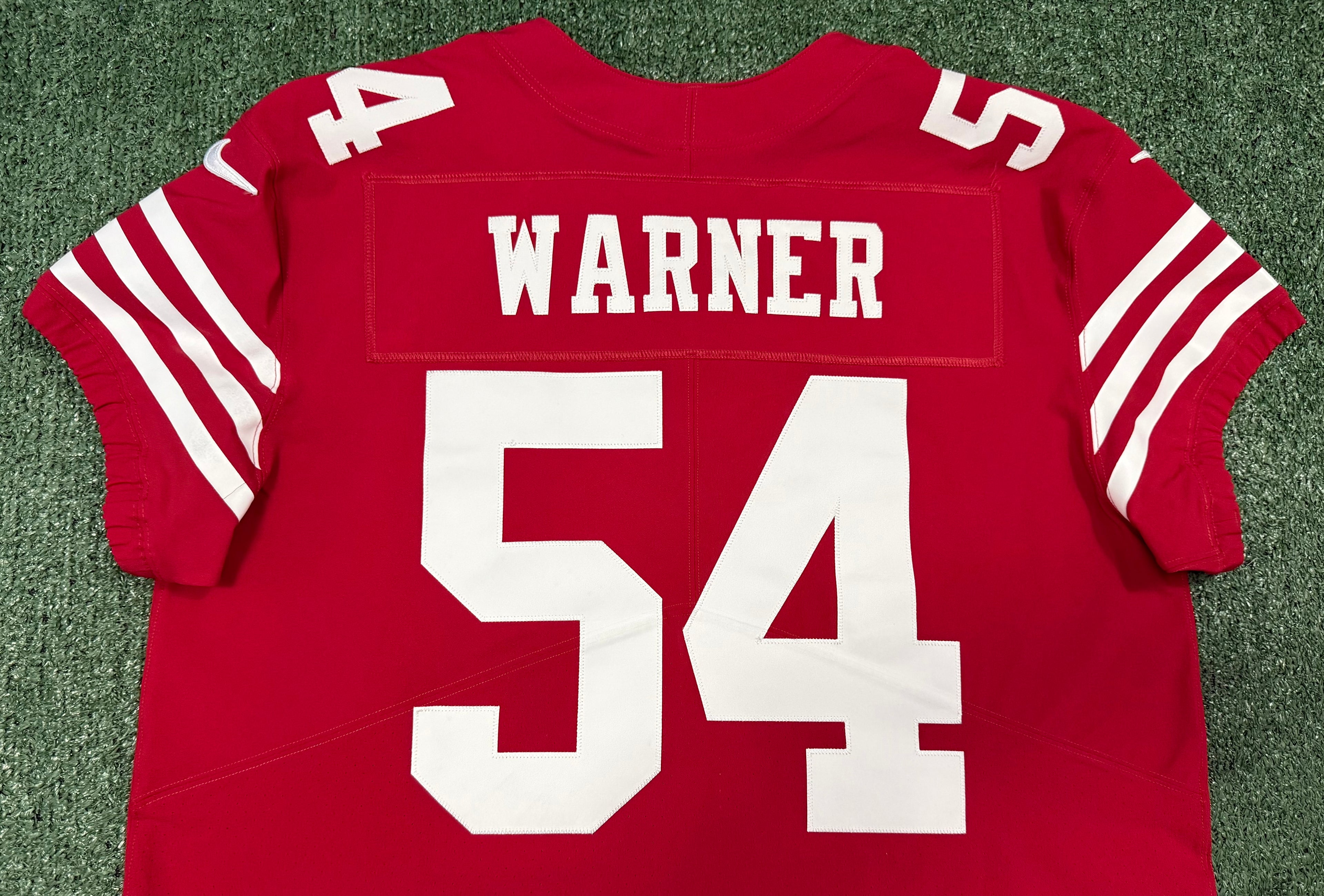 Fred Warner San Francisco 49ers
Jersey #54 Nike Vapor Elite red Size 44 (Large) NFL