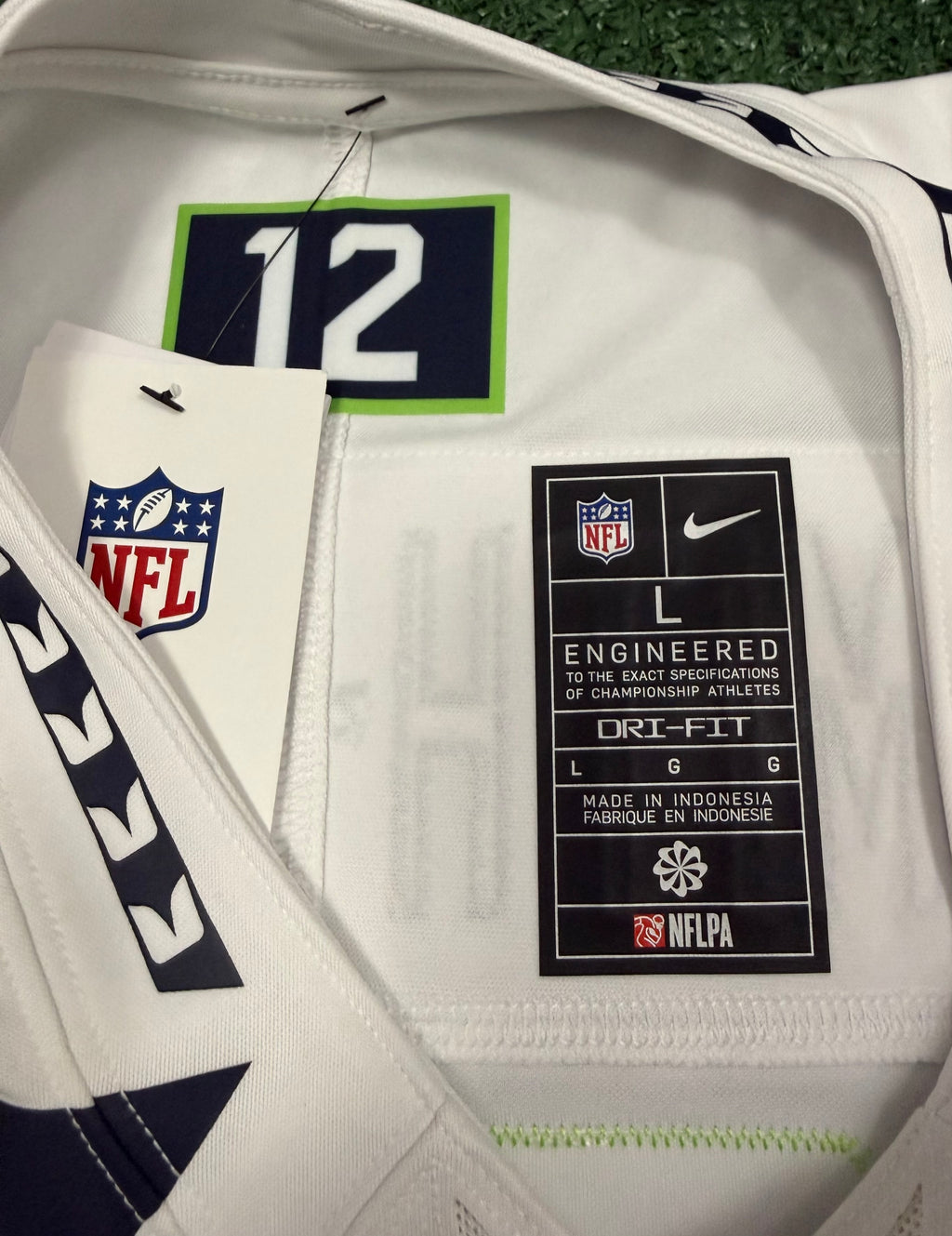 Jaxon Smith-Njigba Seattle Seahawks Jersey #11 Nike Vapor FUSE Limited White Size (Large) NFL