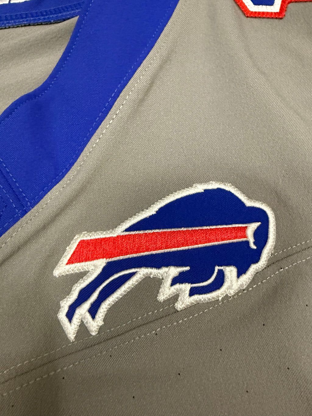 Josh Allen Buffalo Bills Jersey #17 Nike Vapor Fuse Elite Gray Size 44 (L) NFL