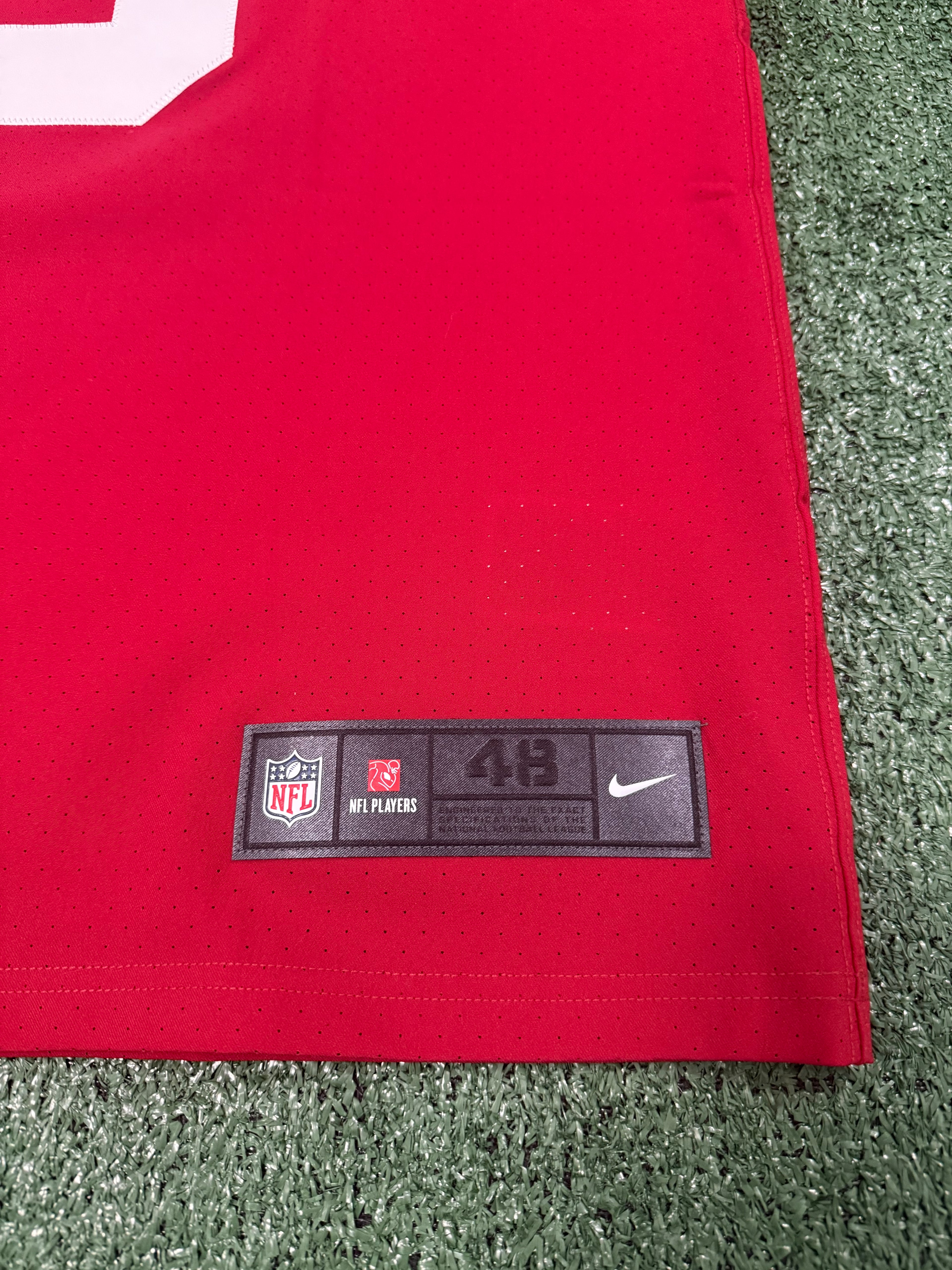 George Kittle San Francisco 49ers  Jersey #85 Nike Vapor Elite Red Size 48 (XL) NFL