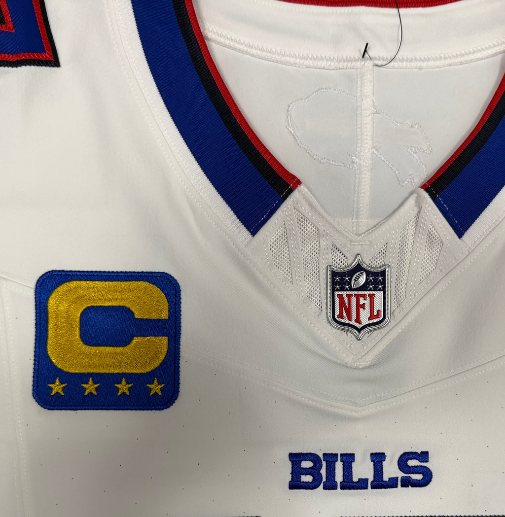 Josh Allen Buffalo Bills Jersey #17 Nike Vapor Fuse Elite White Size 48 (XL) NFL
