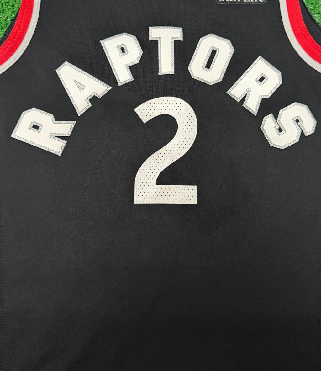 Kawhi Leonard Toronto Raptors Jersey #2 Nike Vaporknit Authentic Black Size 44 (M) NBA