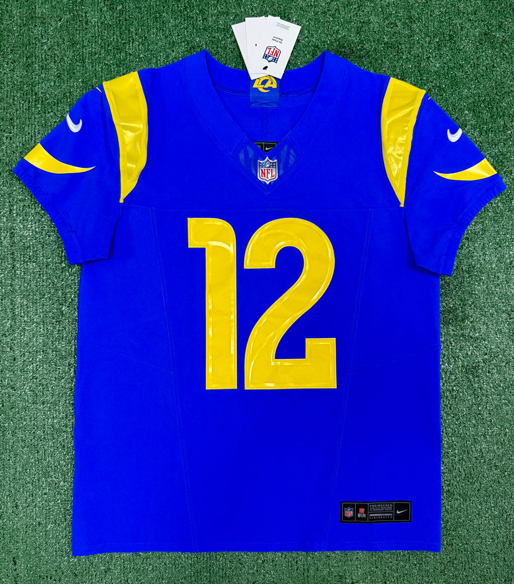 Puka Nacua Los Angeles Rams
Jersey #12 Nike Vapor FUSE Elite Blue Size 40 (Medium) NFL