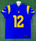 Puka Nacua Los Angeles Rams
Jersey #12 Nike Vapor FUSE Elite Blue Size 40 (Medium) NFL