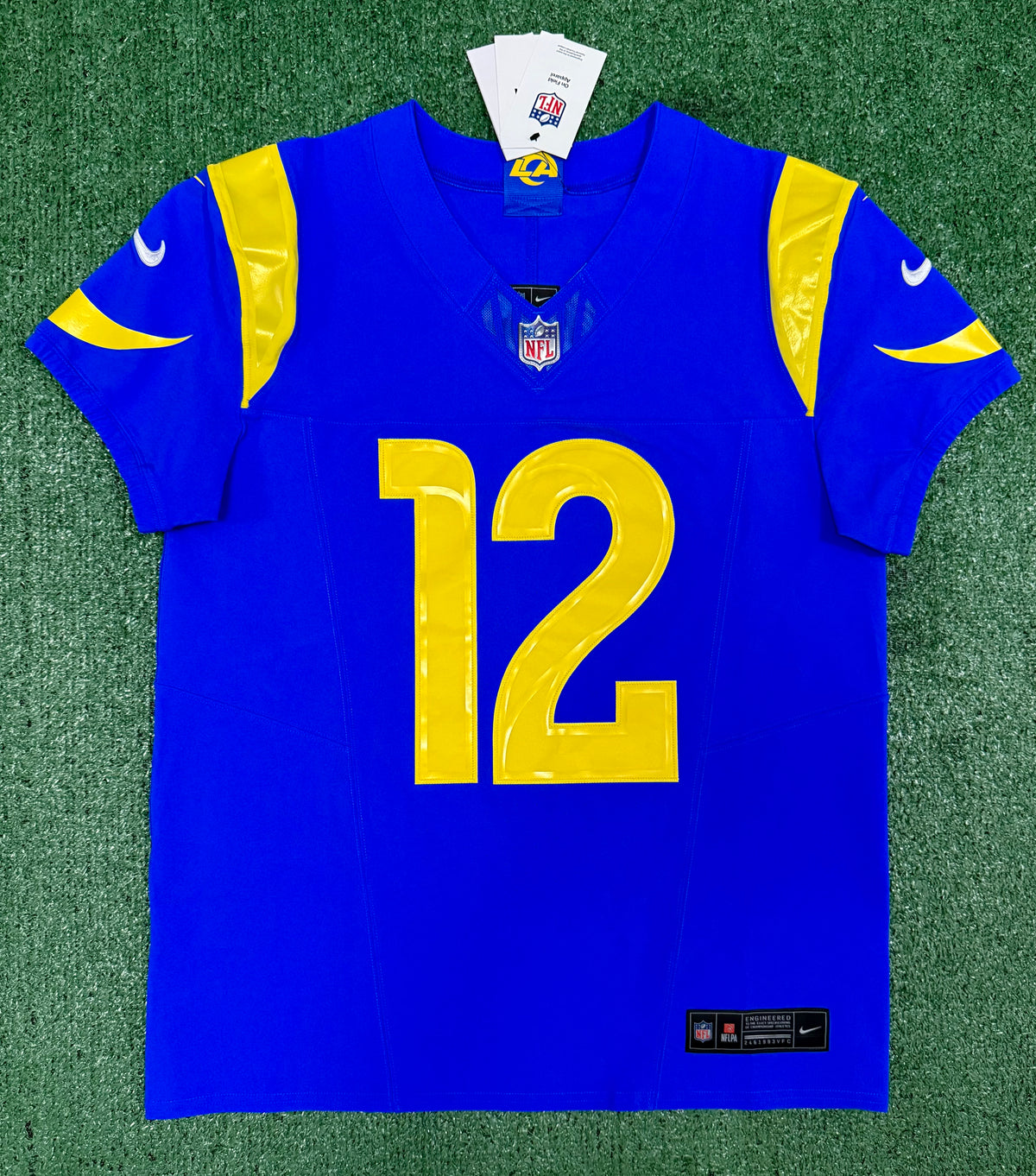 Puka Nacua Los Angeles Rams
Jersey #12 Nike Vapor FUSE Elite Blue Size 40 (Medium) NFL