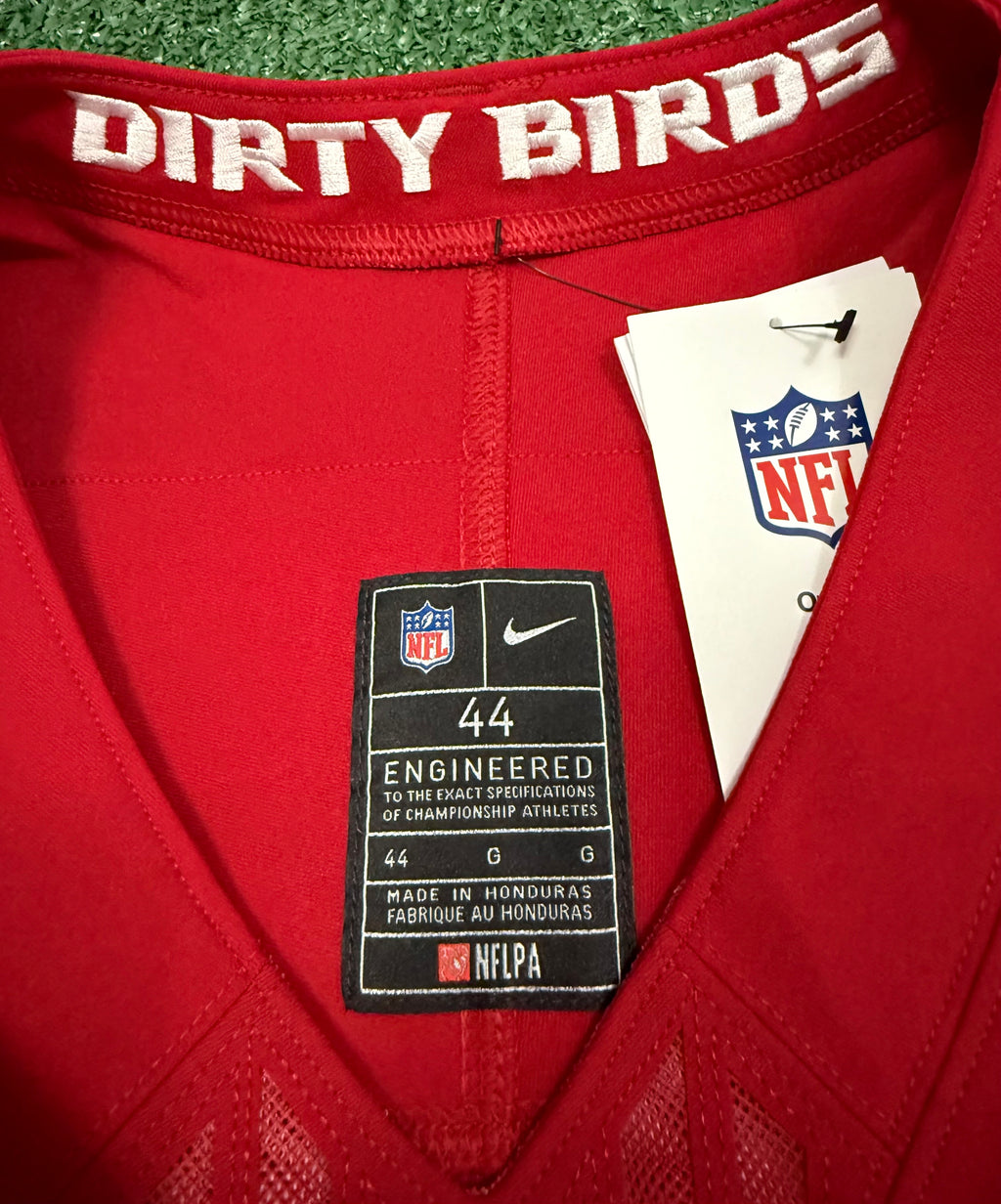 Bijan Robinson Atlanta Falcons Jersey #7 Nike Vapor FUSE Elite Red Size 44 (Large) NFL