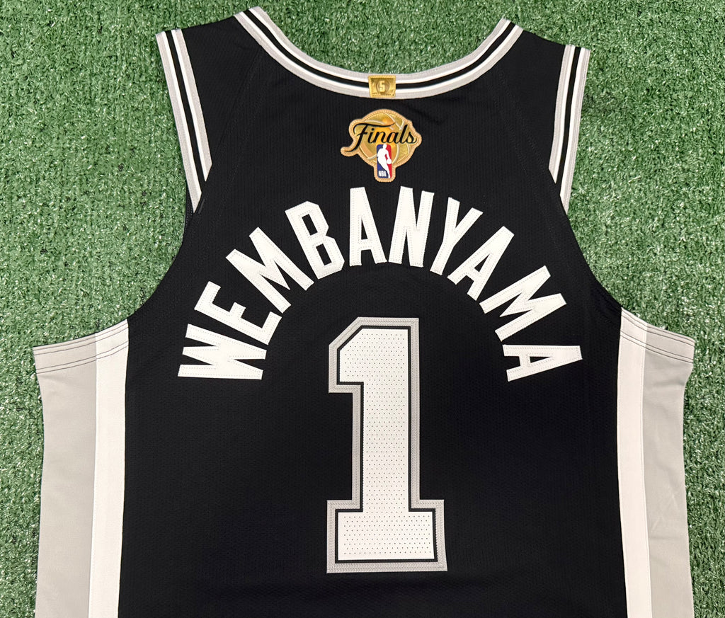 Victor Wembanyama San Antonio Spurs Jersey #1 Nike ADV Authentic Black Size 44 (M) NBA