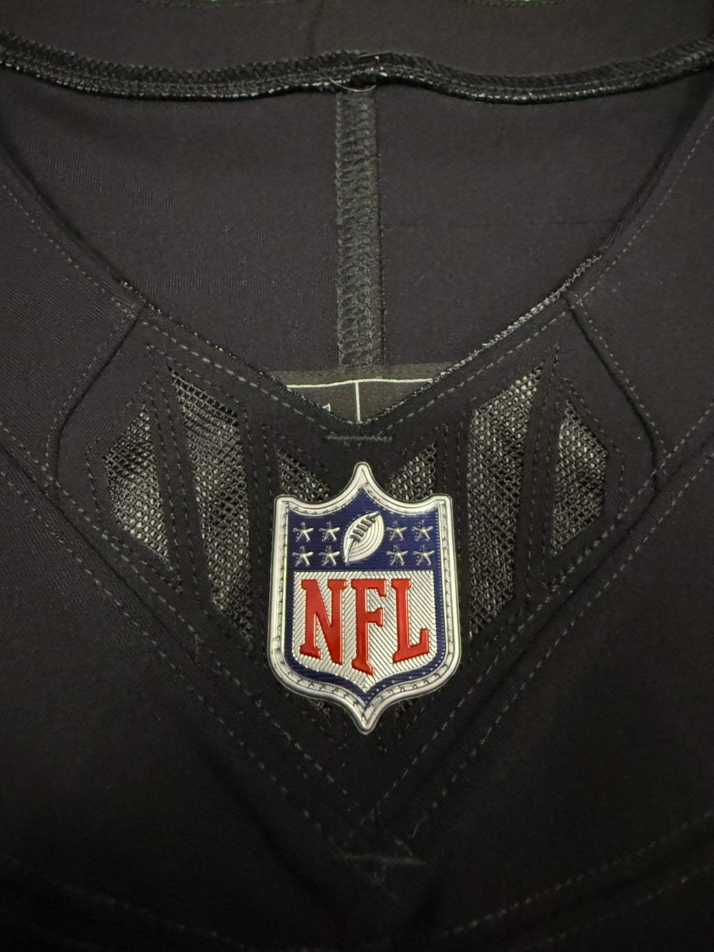 Fernando Mendoza Las Vegas Raiders Jersey #15 Nike Vapor Fuse Elite Black Size 44 (L) NFL