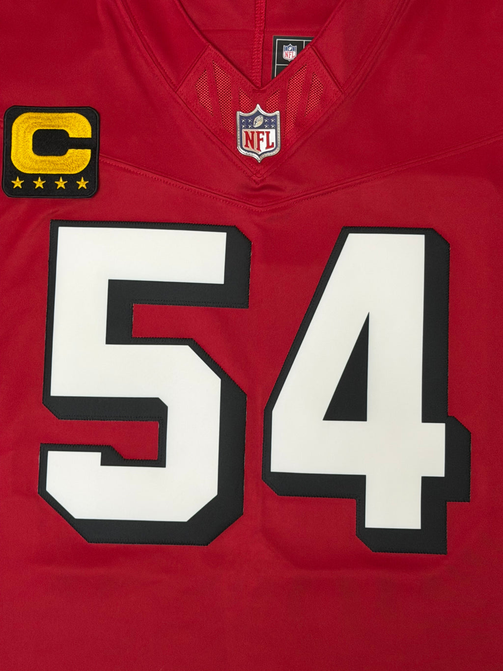Fred Warner San Francisco 49ers Jersey #54 Nike Vapor Fuse Limited Stitched Red Size (Medium) NFL