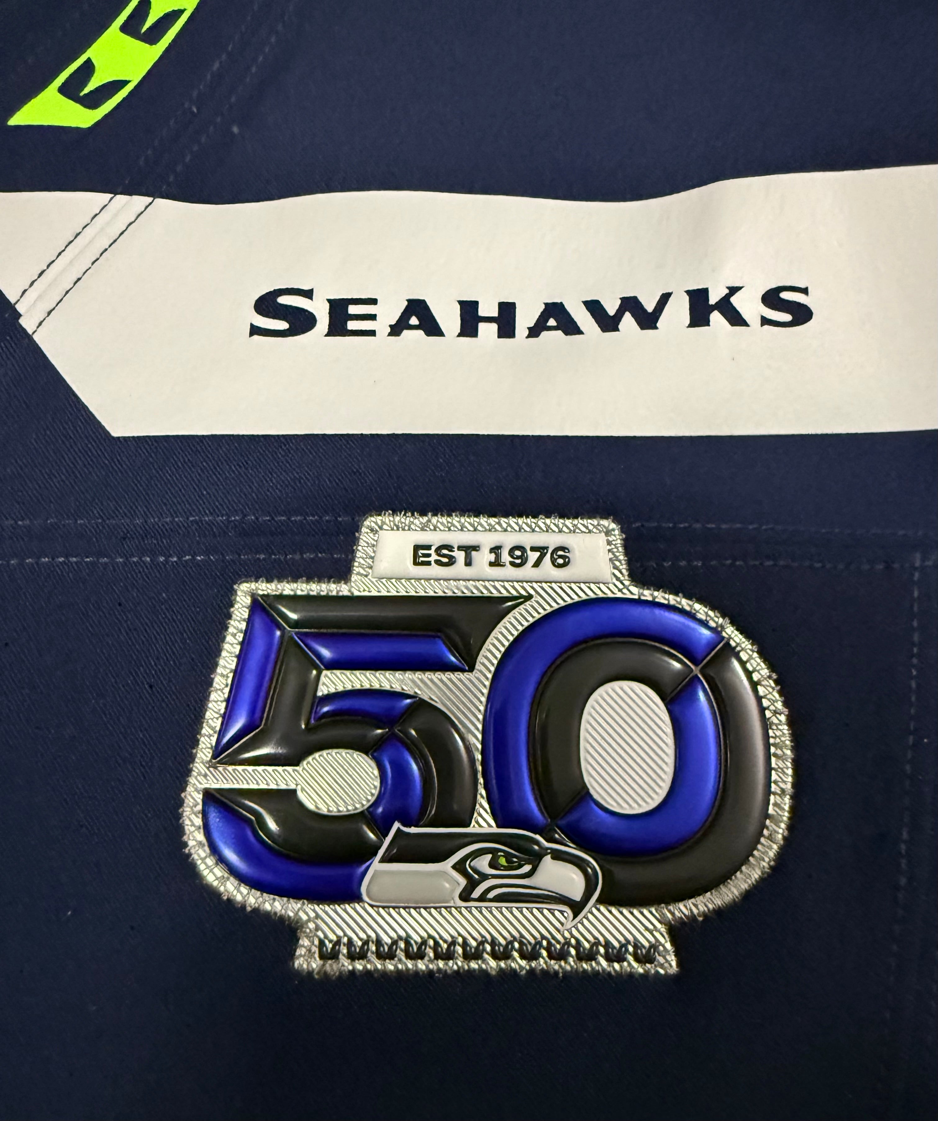 Jaxon Smith-Njigba Seattle Seahawks Jersey #11 Nike Vapor FUSE Elite Navy Size 48 (XL) NFL